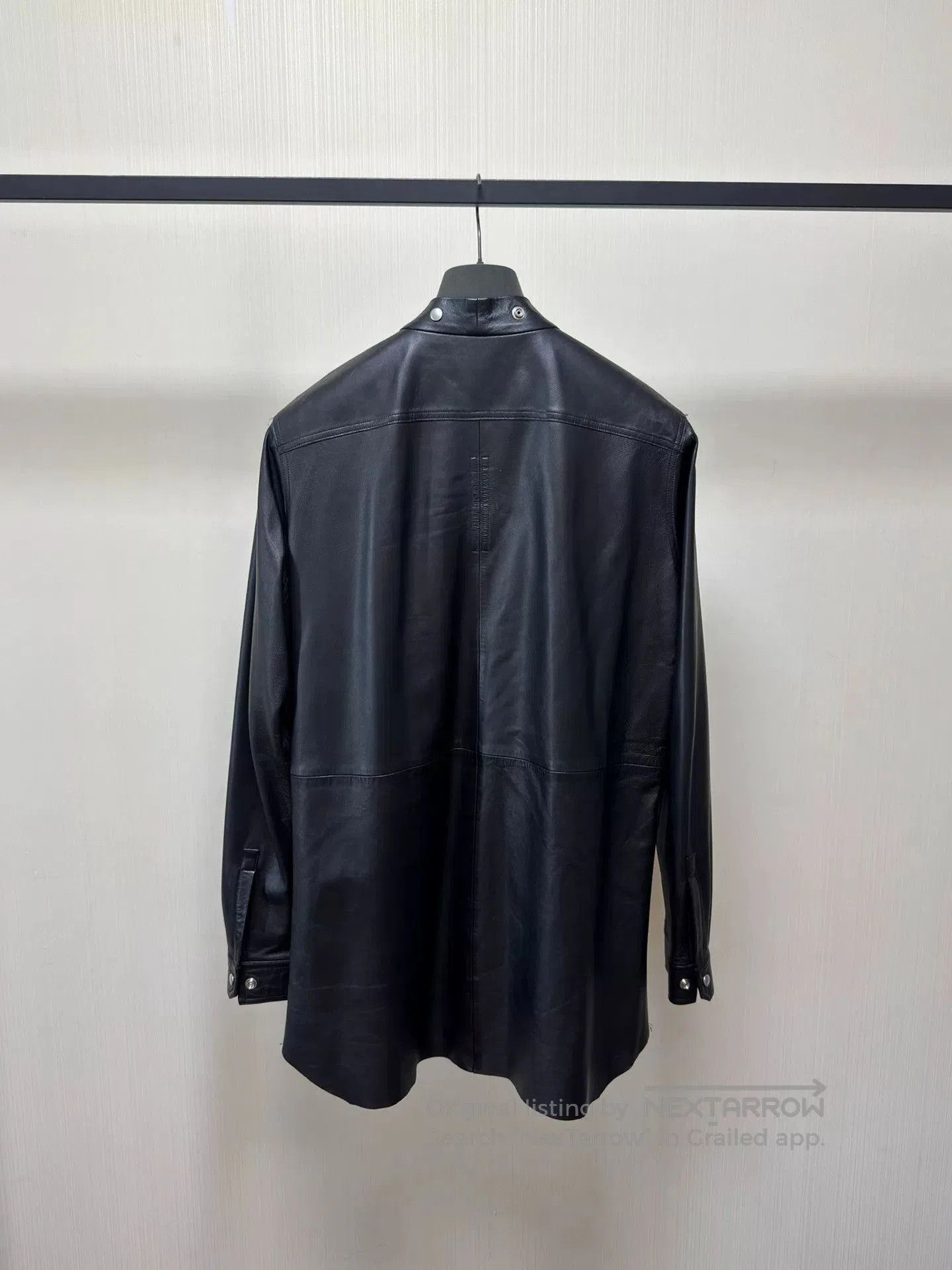 Rick Owens Rick Owens 22SS Larry Leather Shirt. Size US M / EU 48-50 / 2 - 2 Thumbnail