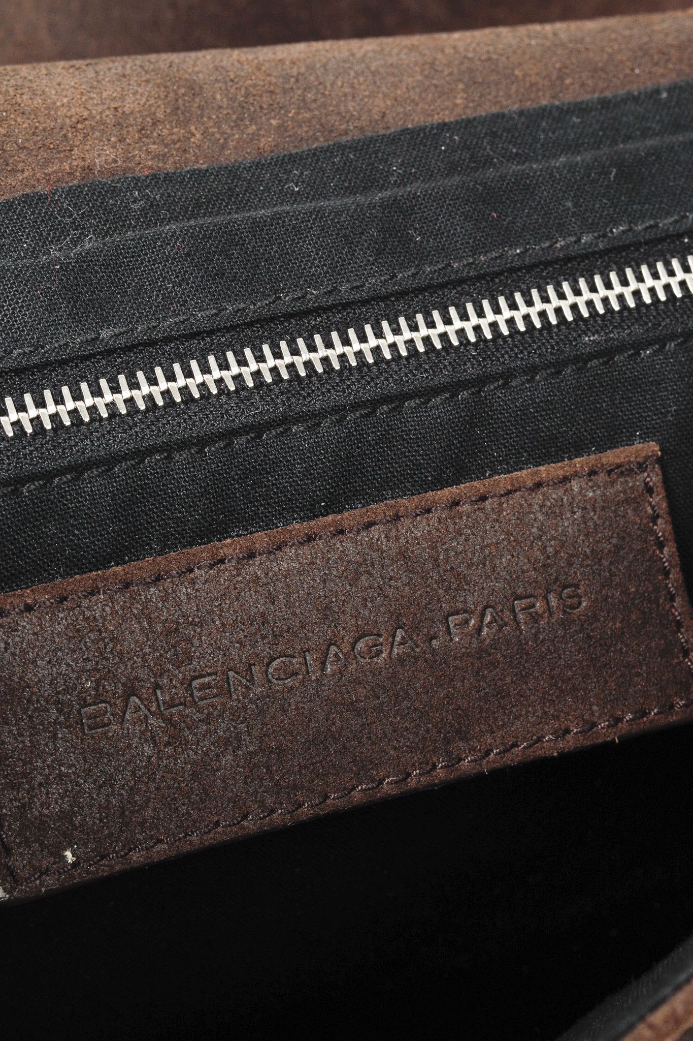 Balenciaga Balenciaga Brown Suede Saddle Work Bag Size ONE SIZE - 13 Thumbnail