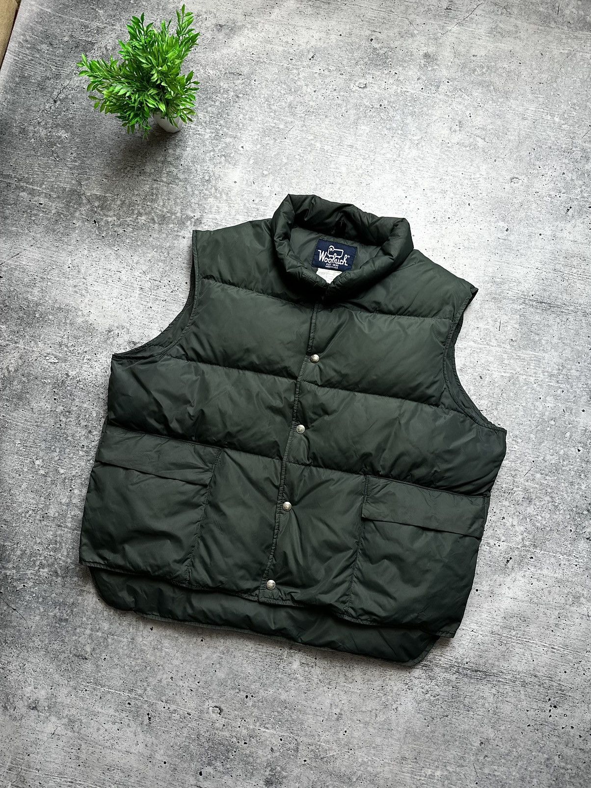 Woolrich Woolen Mills Vintage 90s Woolrich USA Down 700 Y2K Hype Puffer Vest Size US S / EU 44-46 / 1 - 2 Thumbnail