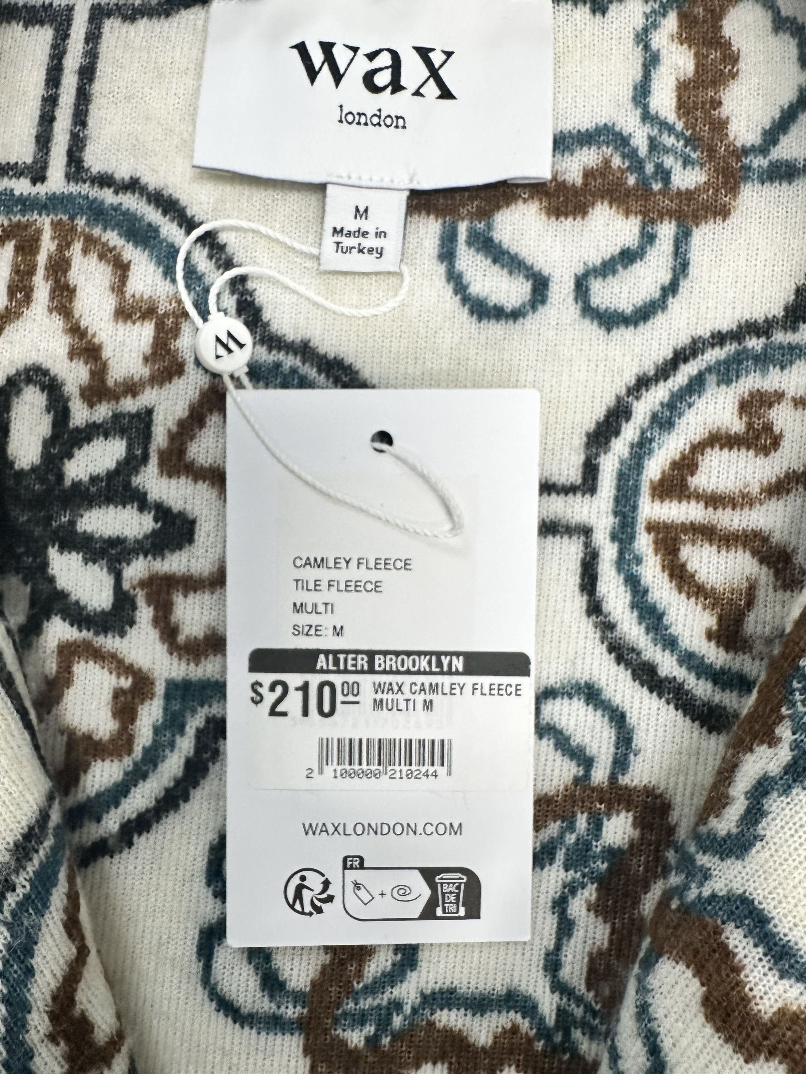 Wax London Limited Edition Wax London Camley Fleece Jacket Size US M / EU 48-50 / 2 - 5 Thumbnail