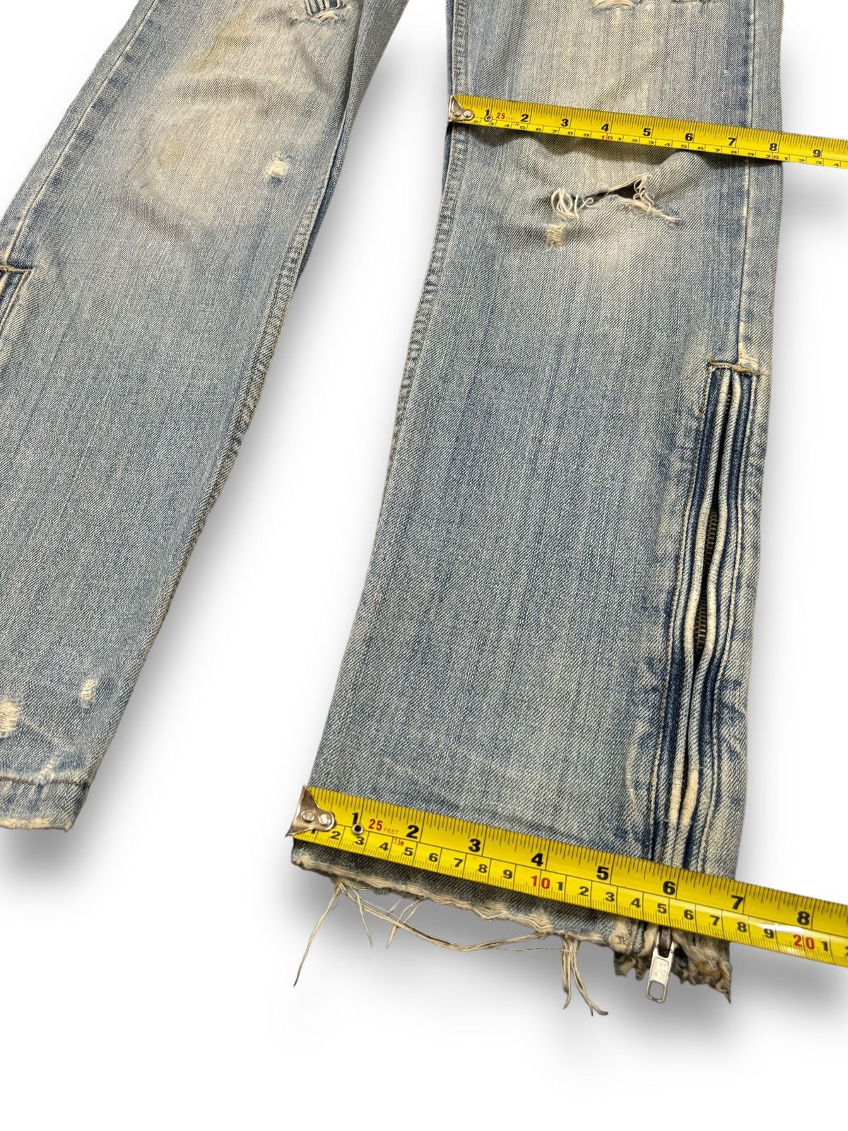 KMRii Vintage Kiliwatch Mud Wash Distressed Punk Grunge Jeans Size US 32 / EU 48 - 18 Thumbnail