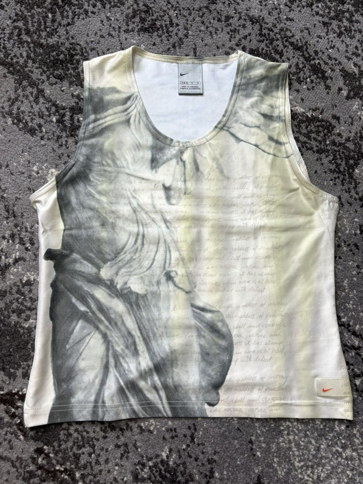 Nike × Vintage Nike vintage printed y2k tank top Size M / US 6-8 / IT 42-44 - 2 Thumbnail