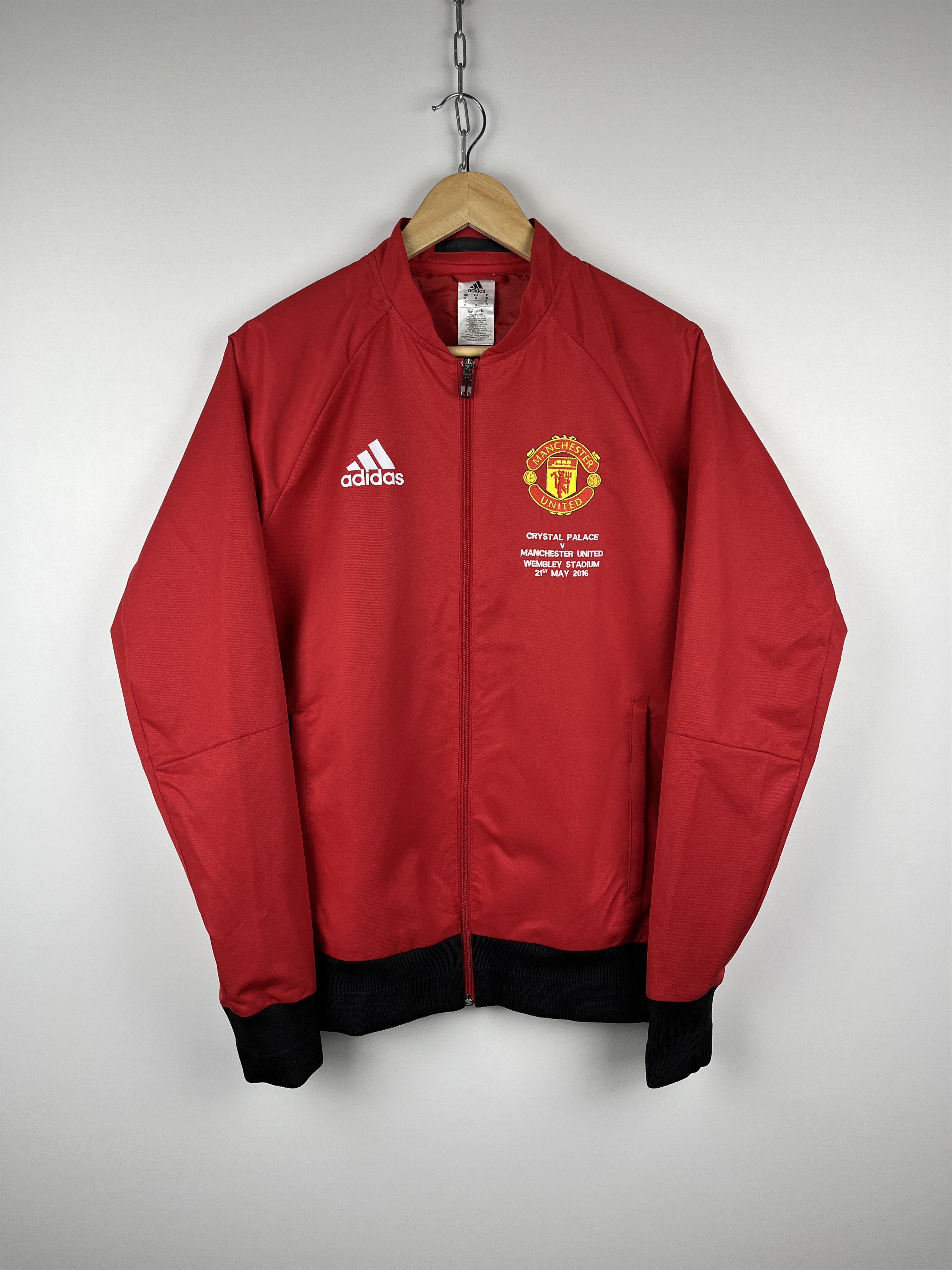 Adidas Adidas Manchester United FC Anthem Track Jacket Soccer Size US S / EU 44-46 / 1 - 6 Thumbnail