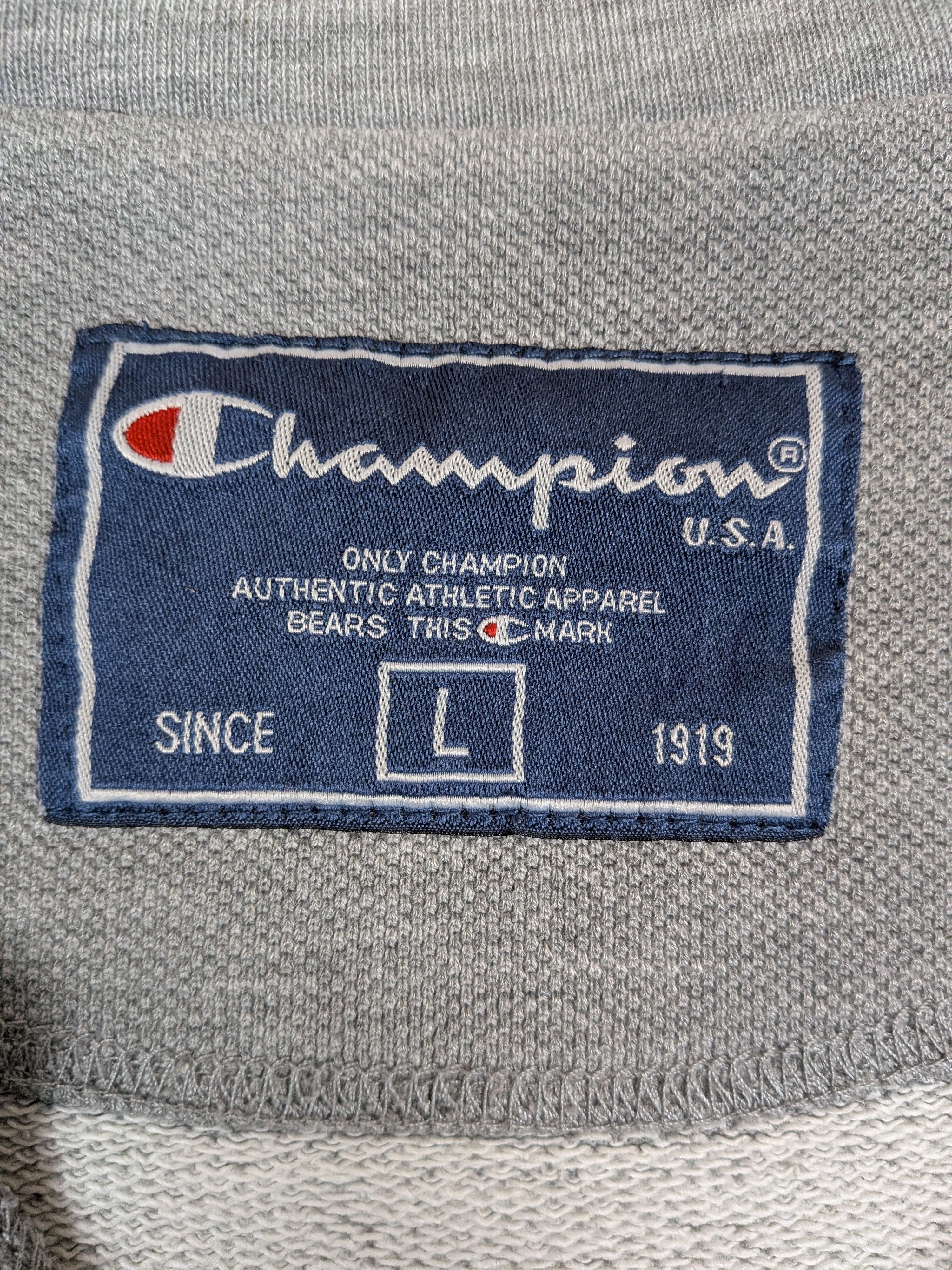 Champion Champion Vintage 1/4 Zip Sweatshirt Y2K Size L Size US L / EU 52-54 / 3 - 8 Thumbnail