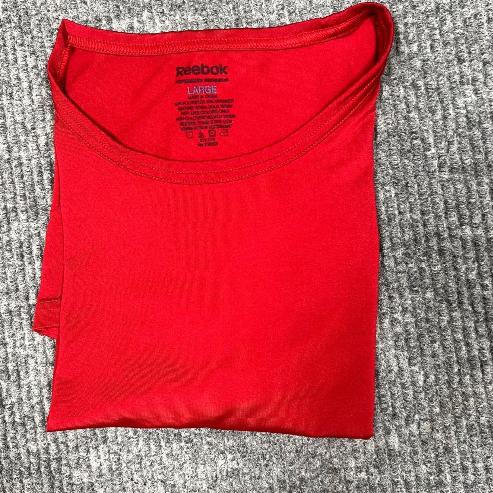 Reebok Reebok Workout Shirt Mens Large Red Sleeveless Performance Muscle Gym Pullover Size US L / EU 52-54 / 3 - 4 Thumbnail