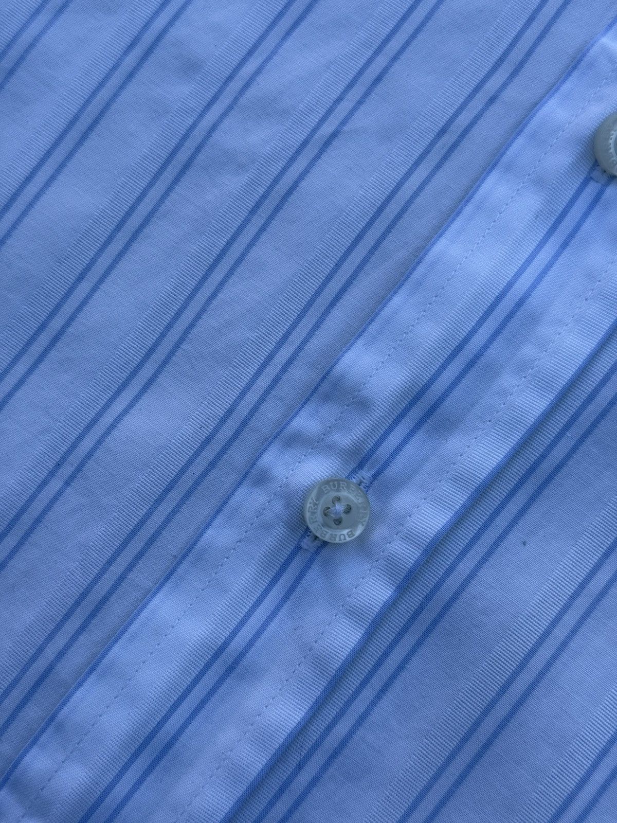 Burberry Vintage Y2K Burberry Old Many Line Casual Shirt Button Up Size US S / EU 44-46 / 1 - 9 Thumbnail