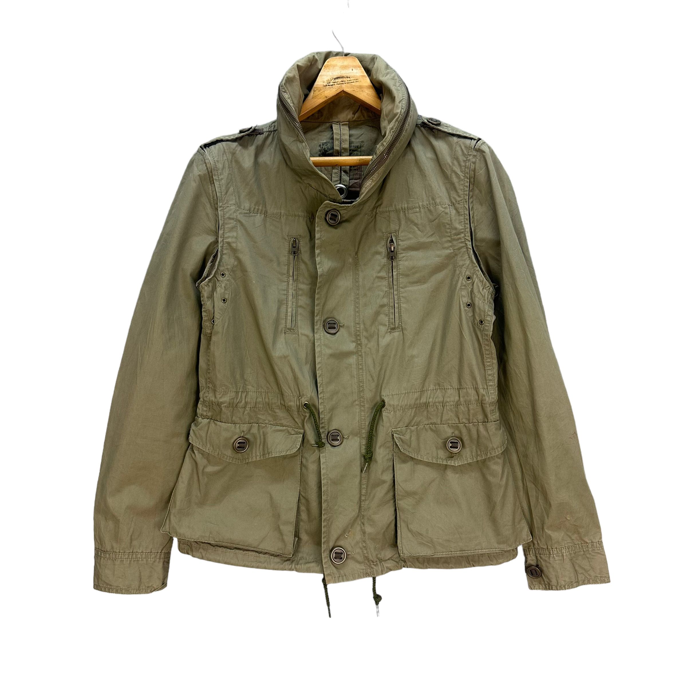 image of Ppfm The Punk Band From Punkland Yellow Riot Parka 7824-180, Men's (Size Large)