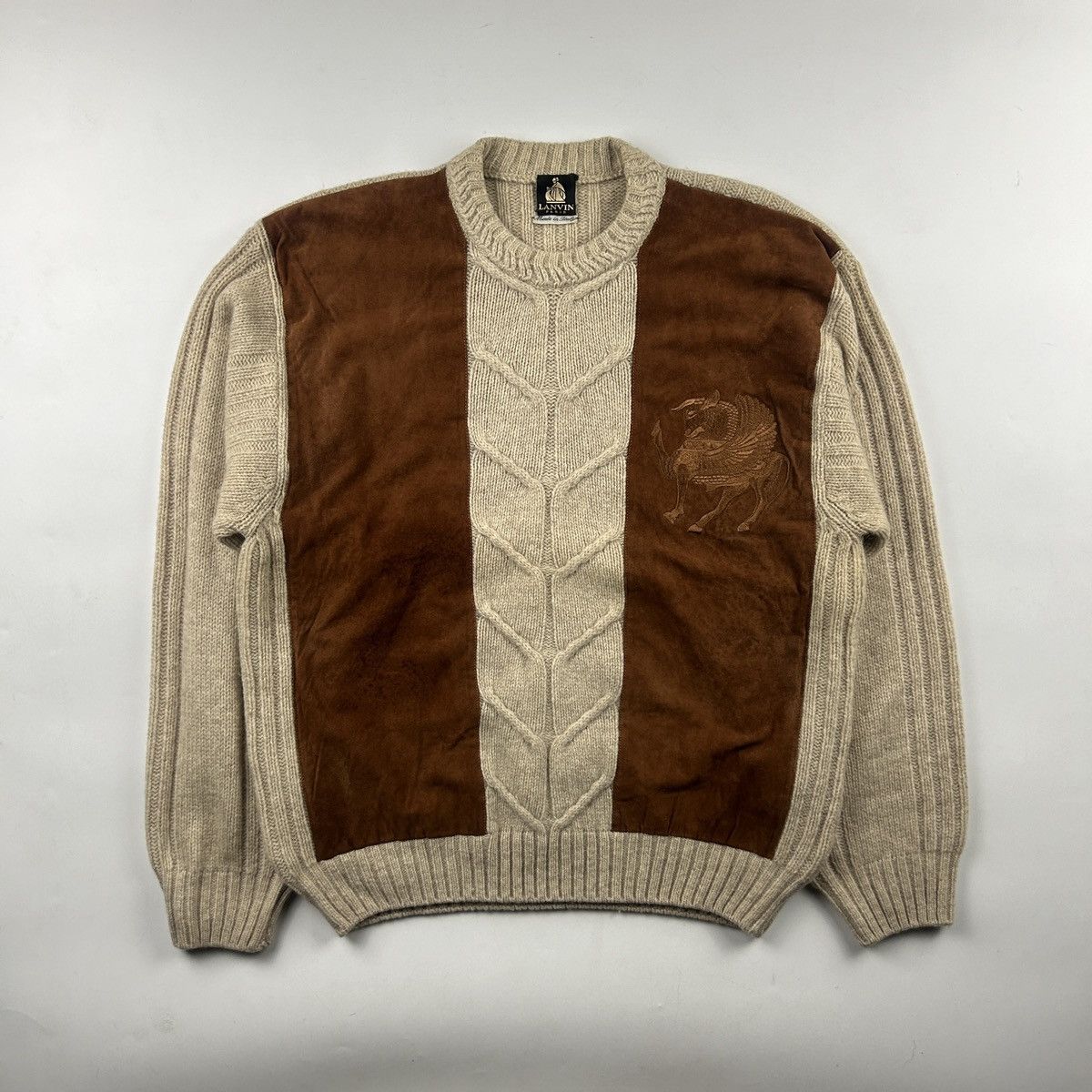 Lanvin Vintage Lanvin Wool Knit Sweater Size US S / EU 44-46 / 1 - 1 Thumbnail
