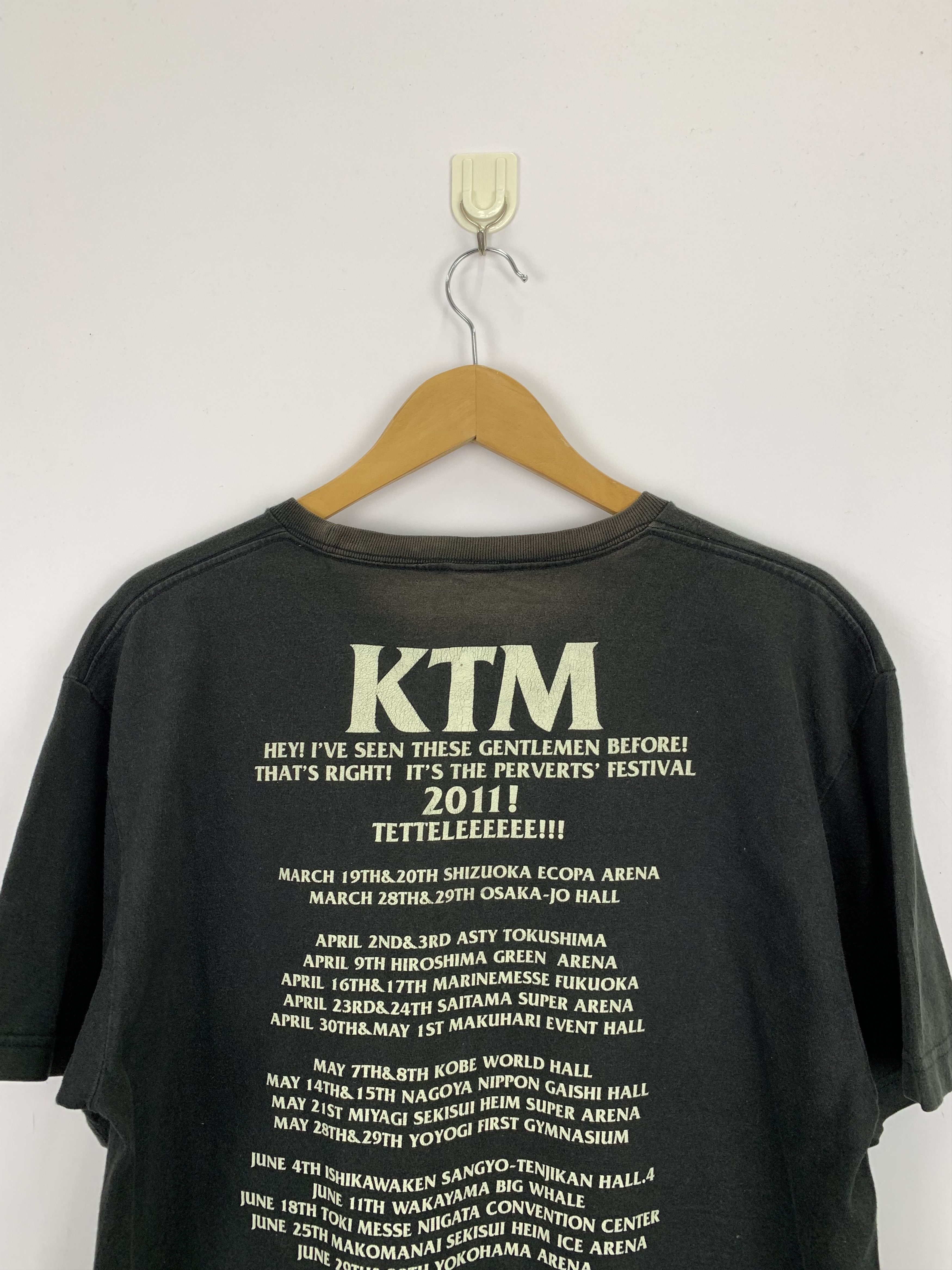 Band Tees 2011 KTM Tettelee Tour T Shirt TA0235 Size US XL / EU 56 / 4 - 4 Thumbnail