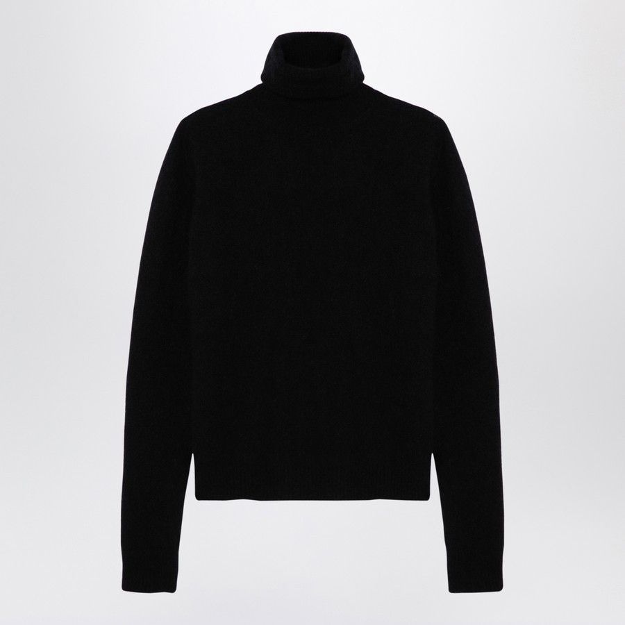 Roberto Cavalli o1d2blof0924 Turtleneck Sweater in Black Size S / US 4 / IT 40 - 1 Thumbnail