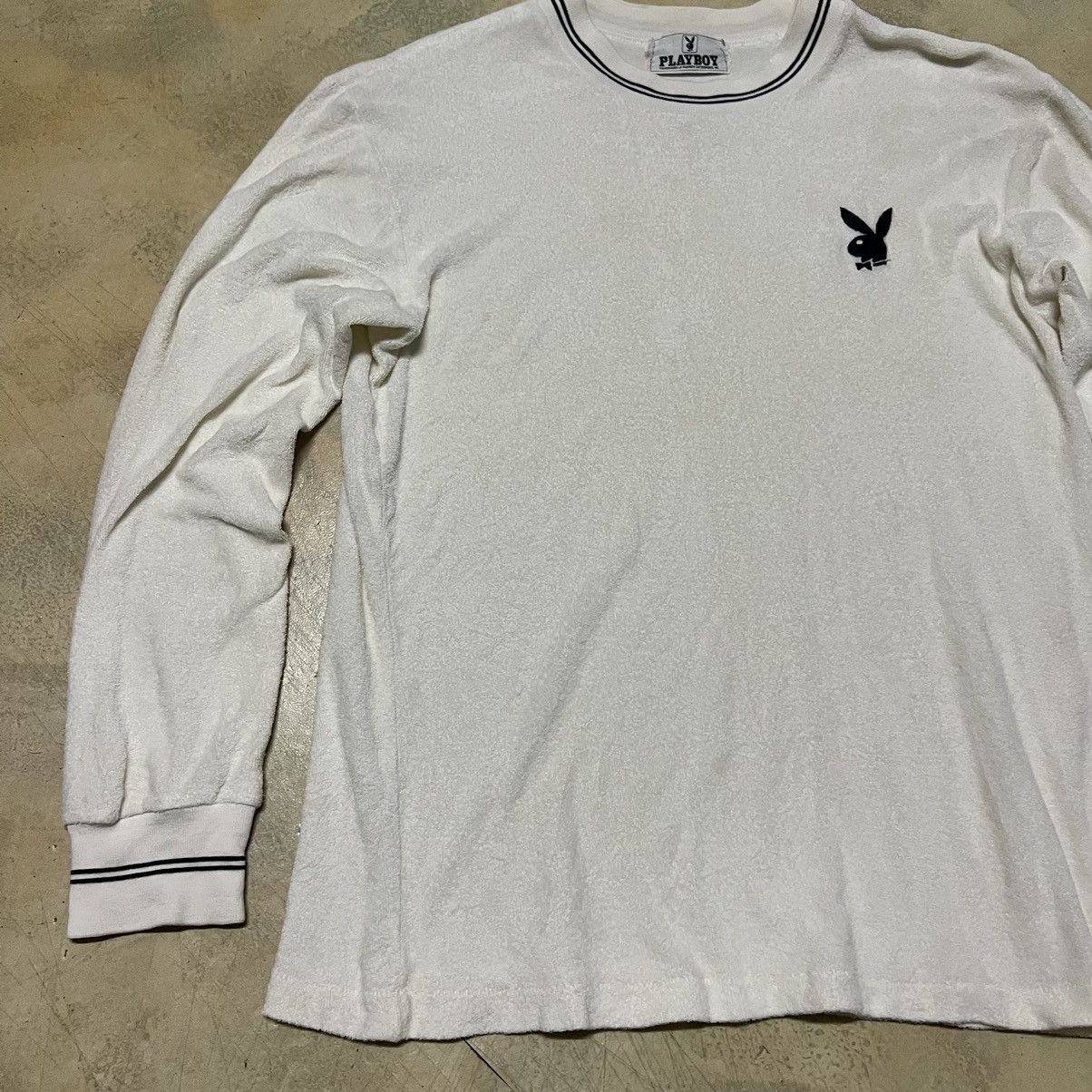 Playboy Playboy Small Logo Long Sleeve Fleece T Shirt Size US S / EU 44-46 / 1 - 4 Thumbnail