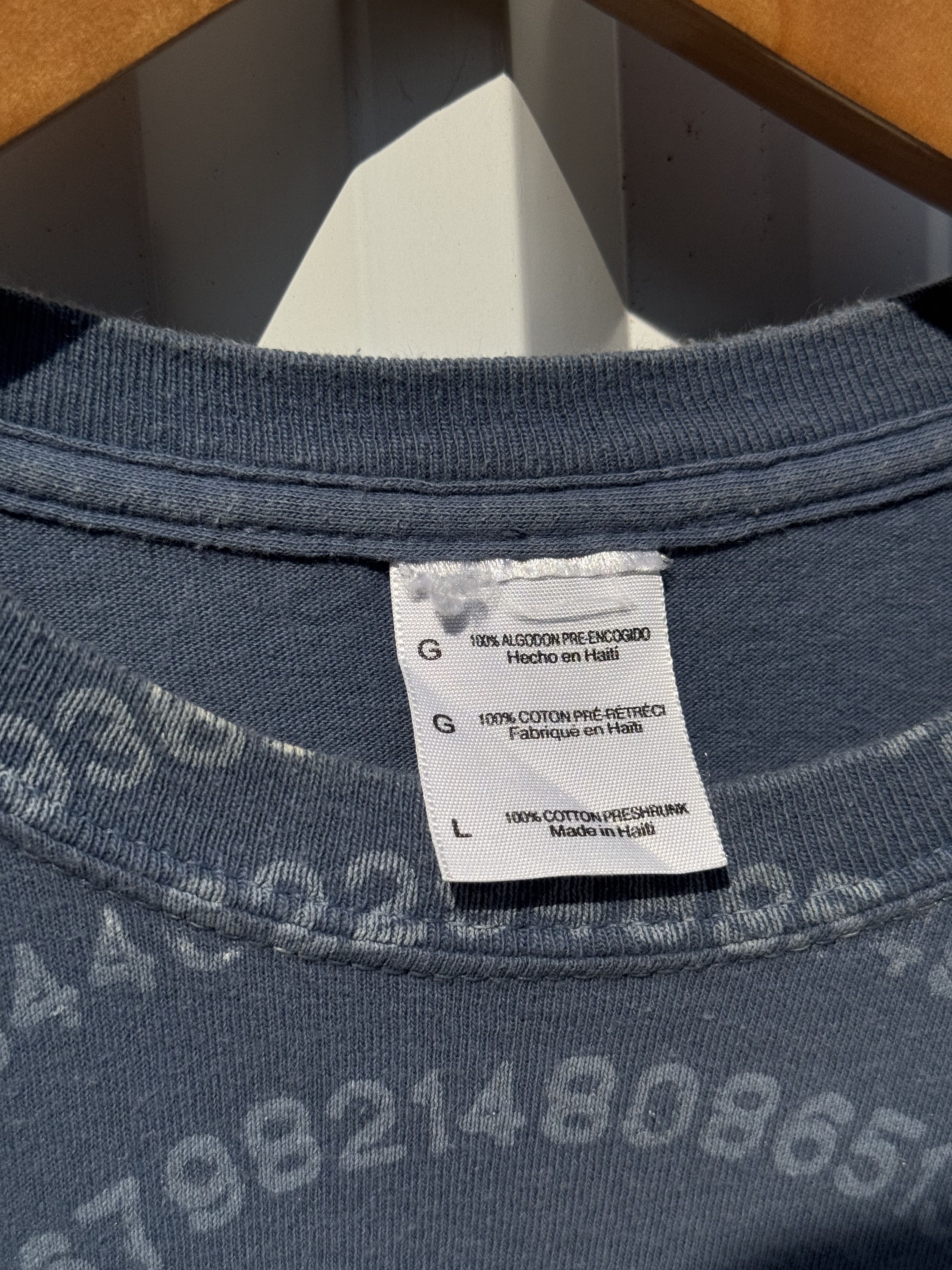 Vintage 💥Vintage 3.14 Spiral pi all over print 00s T-shirt Size US L / EU 52-54 / 3 - 3 Thumbnail