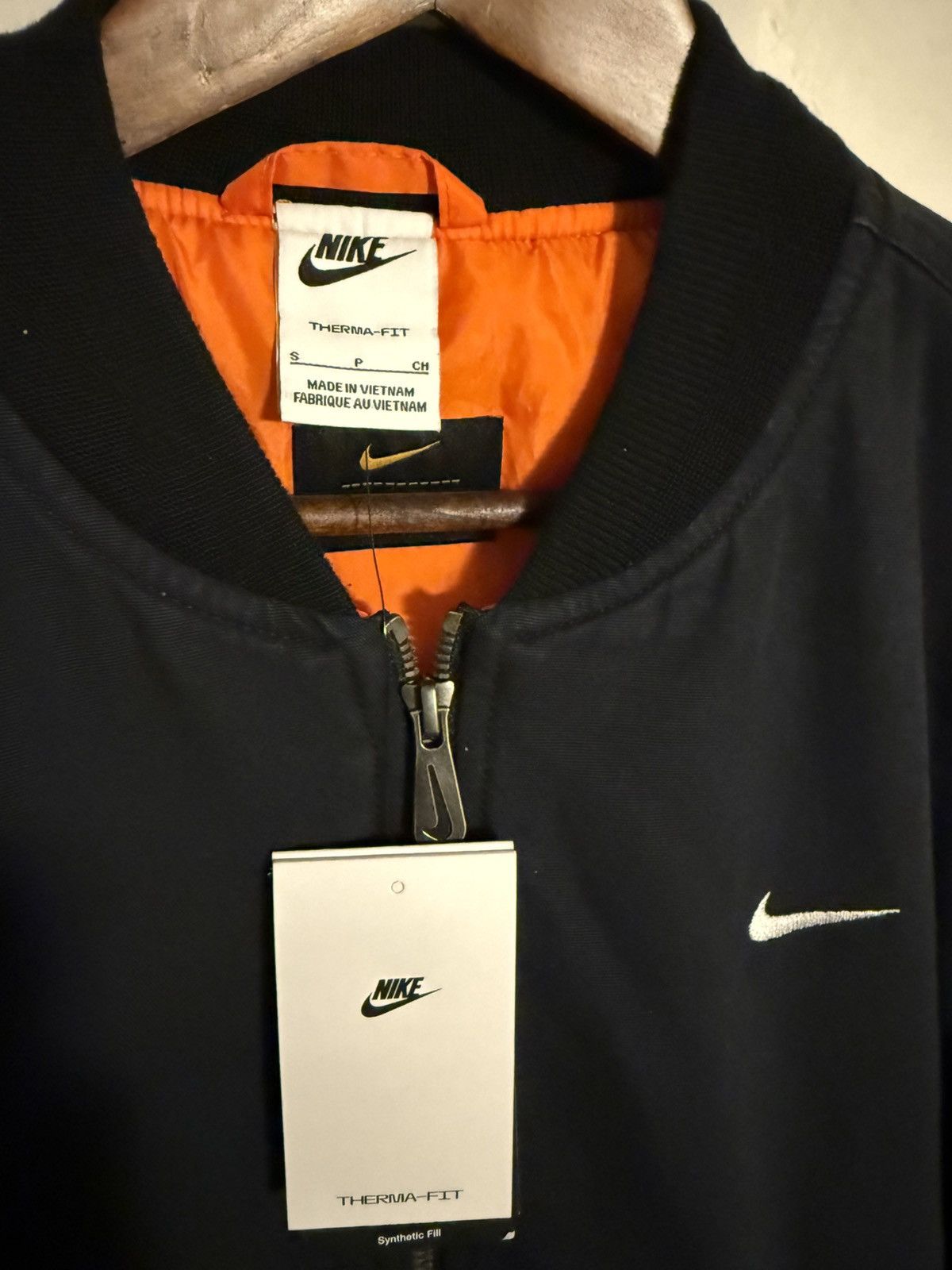Nike DS - Nike Life Solo Swoosh Flight Canvas Bomber - S Size US S / EU 44-46 / 1 - 3 Thumbnail