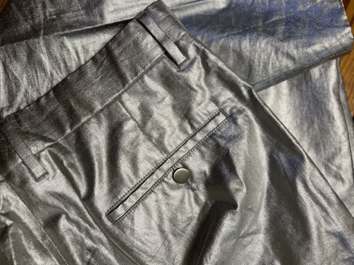 Acne Studios Acne Studios Sam Silver Metallic trousers 46 Size 46R - 2 Thumbnail