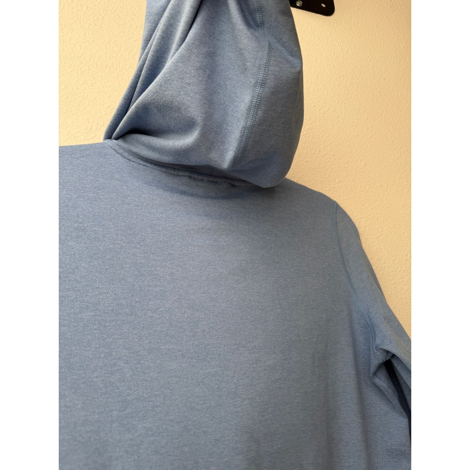 Vuori Vuori Blue Hooded Crop Sweater XS Light Long Sleeve Pullover Size XS / US 0-2 / IT 36-38 - 6 Thumbnail