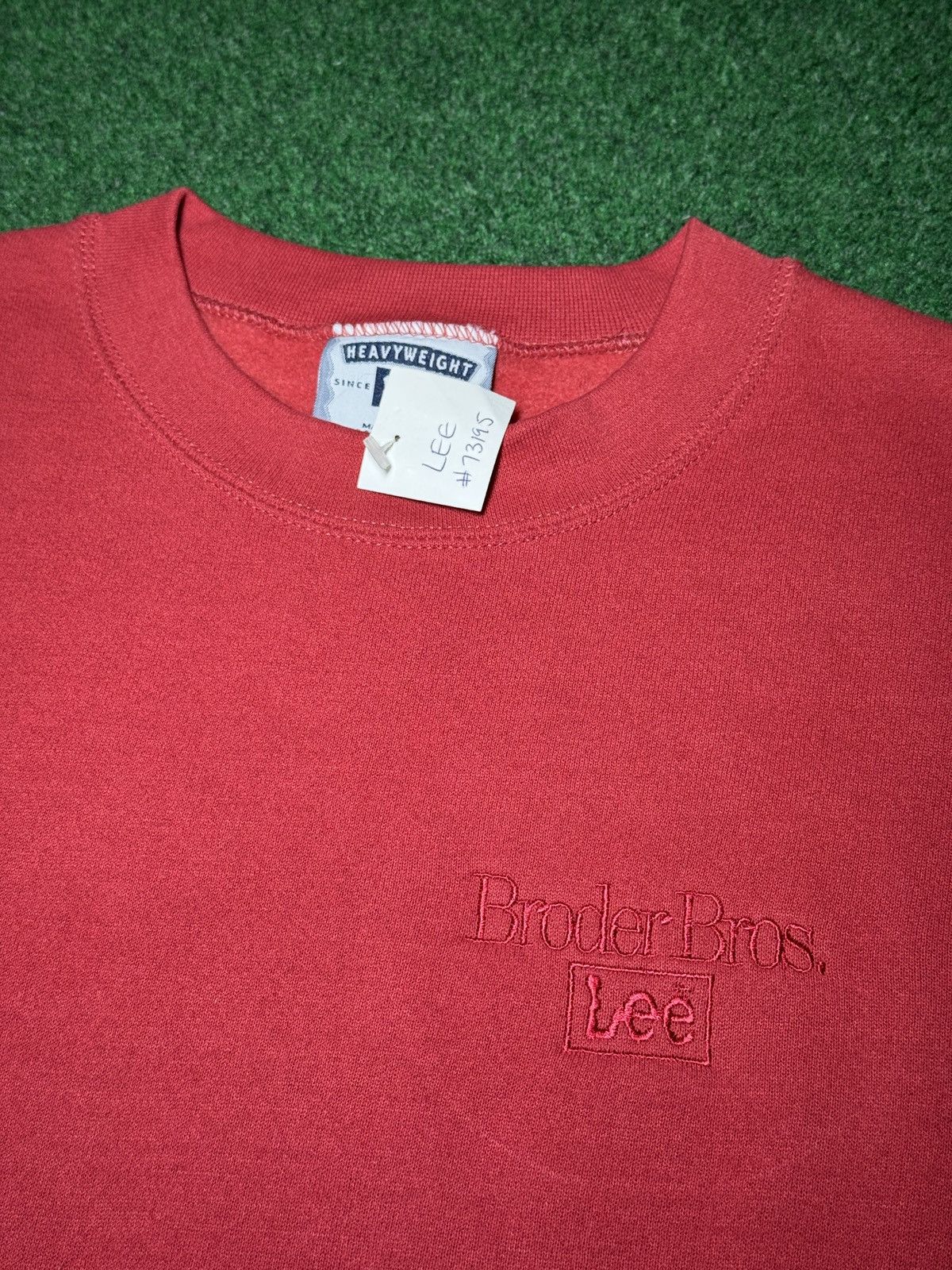 Lee Lee Heavyweight Sweatshirt 90s Vintage XL 24x31 Crewneck Size US XL / EU 56 / 4 - 2 Thumbnail