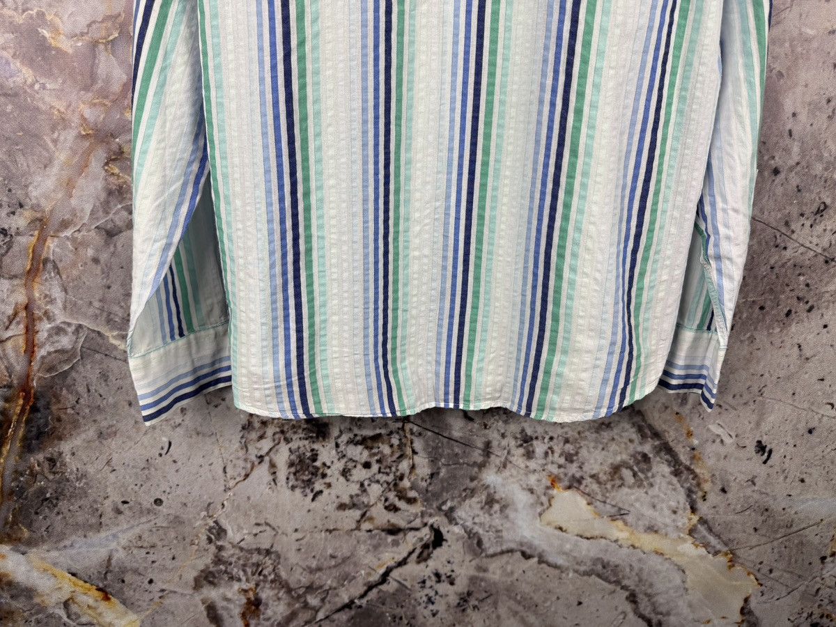 Yves Saint Laurent Yves Saint Laurent Striped Long Sleeve Shirt Button Up SizeL Size US L / EU 52-54 / 3 - 15 Thumbnail