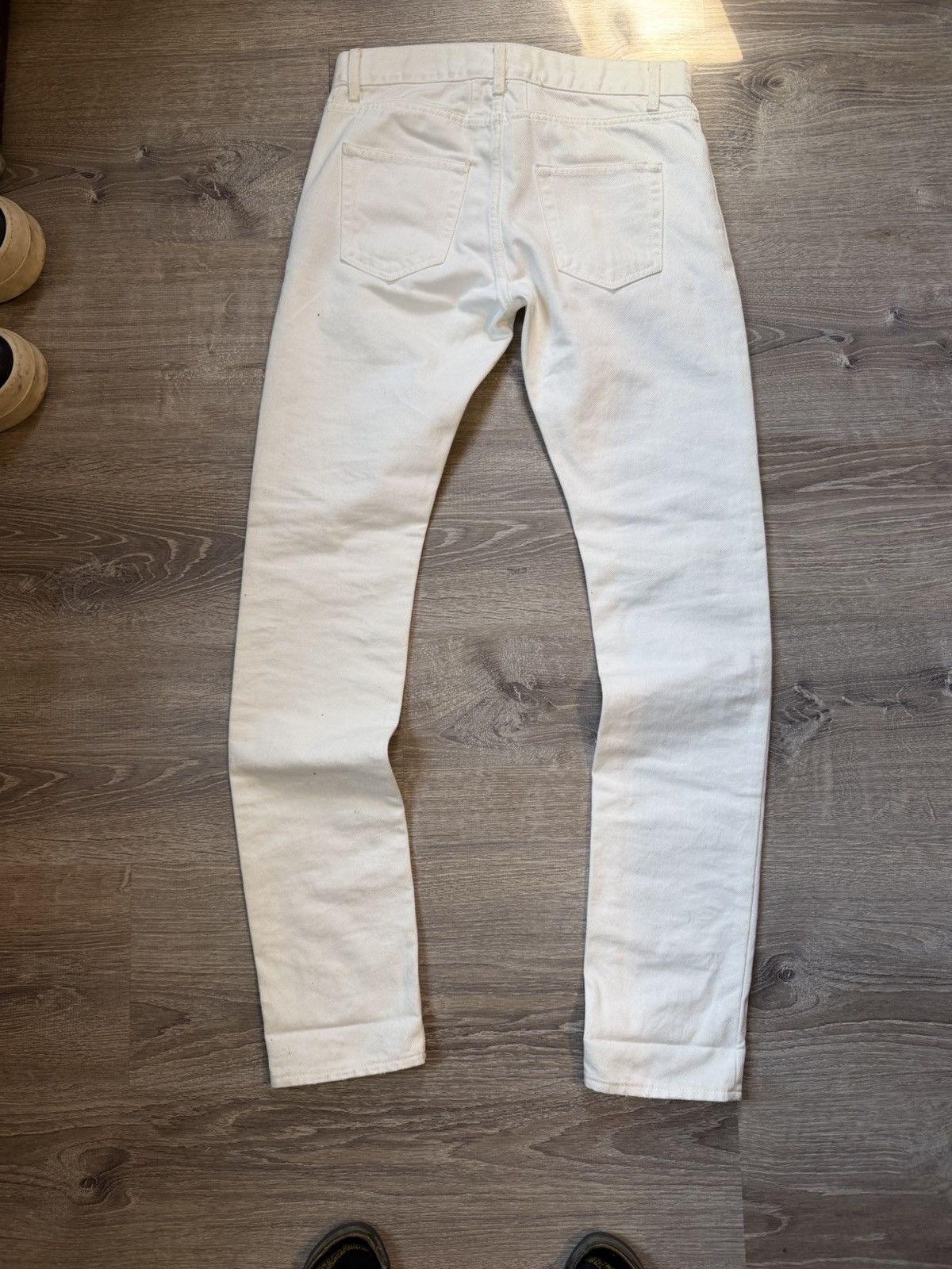 Saint Laurent Paris Saint Laurent Coke White D02 Skinny Jeans Size US 29 - 2 Thumbnail