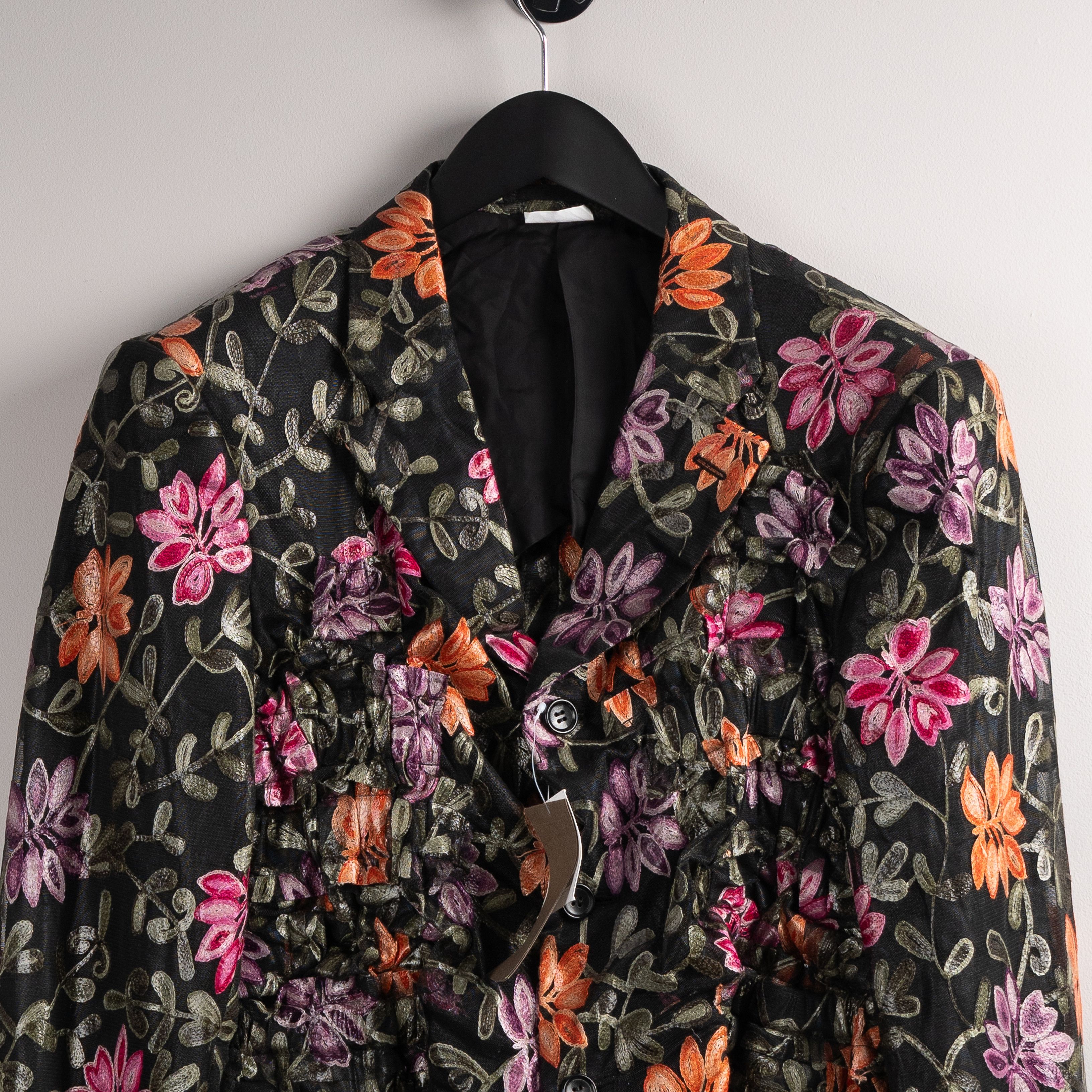 Comme des Garcons Homme Plus Comme Des Garcons Homme Plus SS19 Embroidered Mesh Floral Size US M / EU 48-50 / 2 - 5 Thumbnail