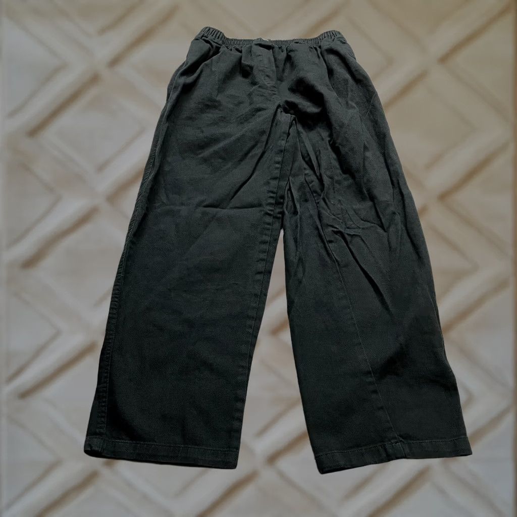 Vintage Woman Within Jeans Pants Womens Plus 16W Black Classic Fit Straight 28x28 Size 28" / US 6 / IT 42 - 1 Thumbnail