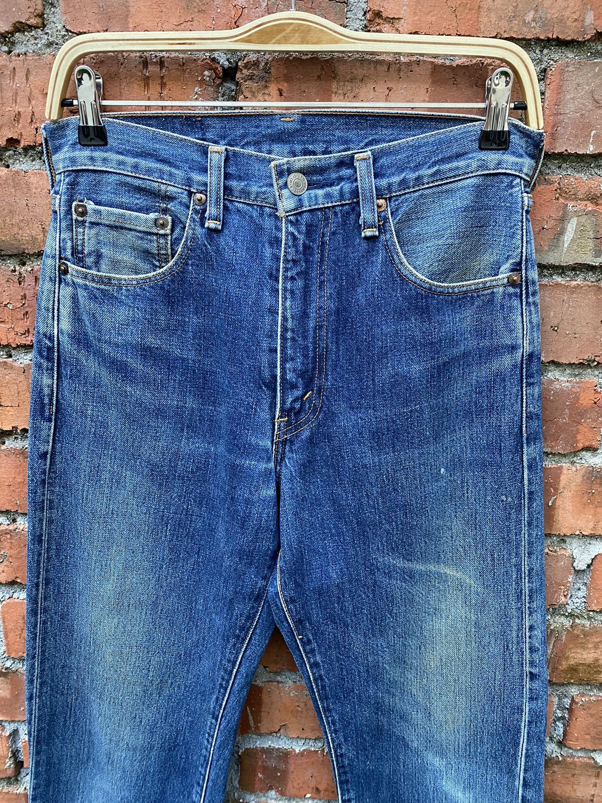 Levi's × Levi's Vintage Clothing × Vintage size 29x31.5 levi's 502xx redline big E denime Size US 29 - 5 Thumbnail