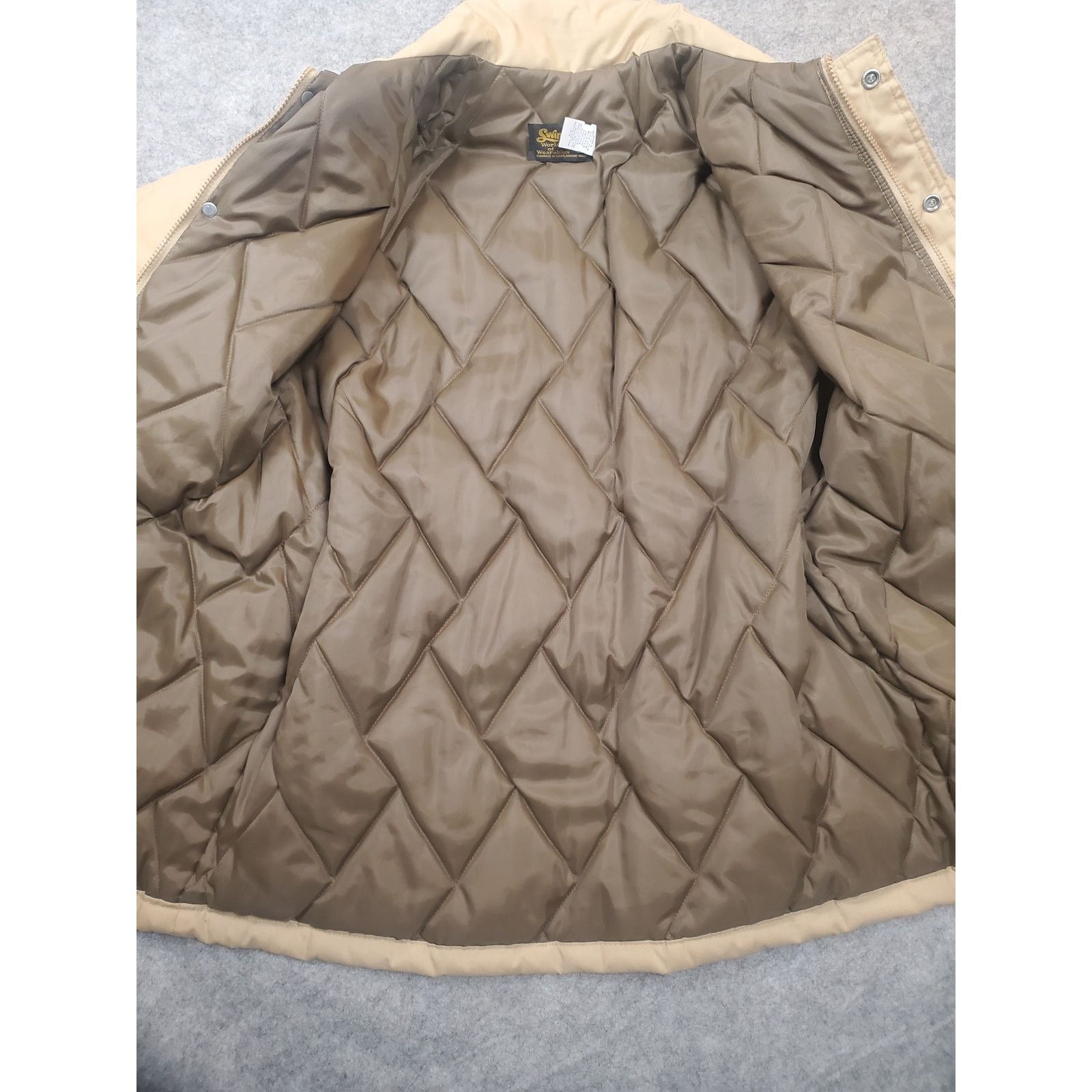 Swingster Swingster VTG Men's Large Tan Counter Utility Farm Jacket Size US L / EU 52-54 / 3 - 4 Thumbnail