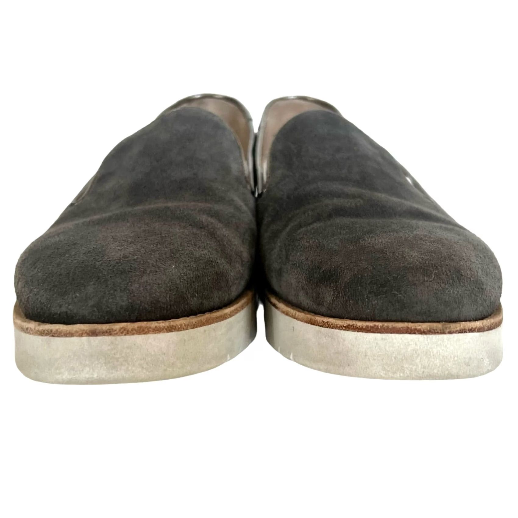 Johnston & Murphy Johnston & Murphy Women's Loafer Slip-On Gray Suede Penelope 8.5 Gray Suede Sporty Flat 8.5 Womens Size US 9 / IT 39 - 5 Thumbnail