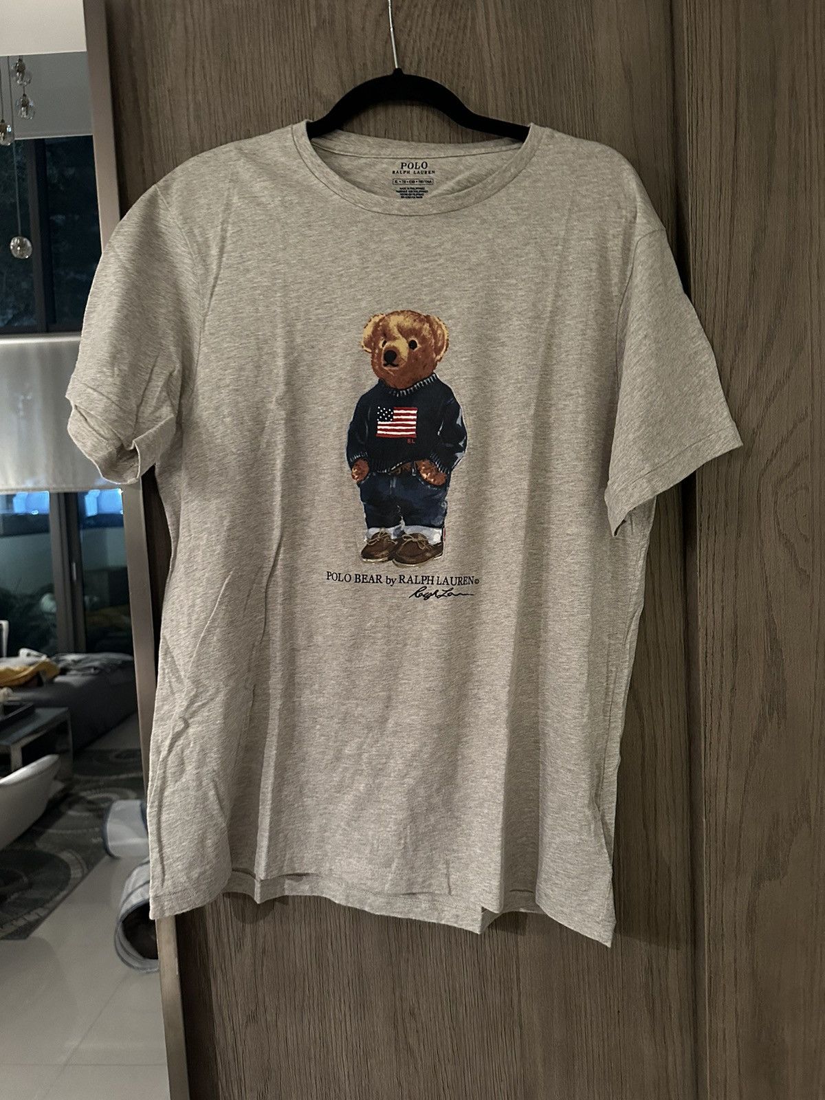 Polo Ralph Lauren Polo Ralph Lauren USA Bear T-shirt Size US XL / EU 56 / 4 - 1 Thumbnail