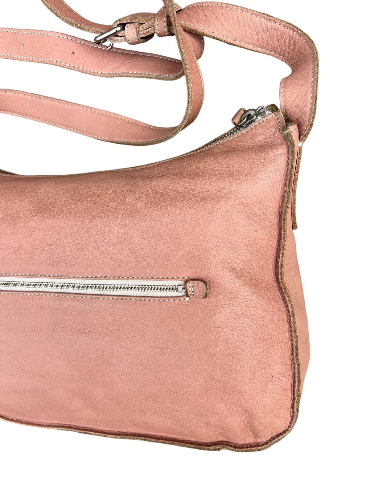 Leather Vintage Margaret Howell Scratches Patina Cowhide Leather Bag Size ONE SIZE - 10 Thumbnail