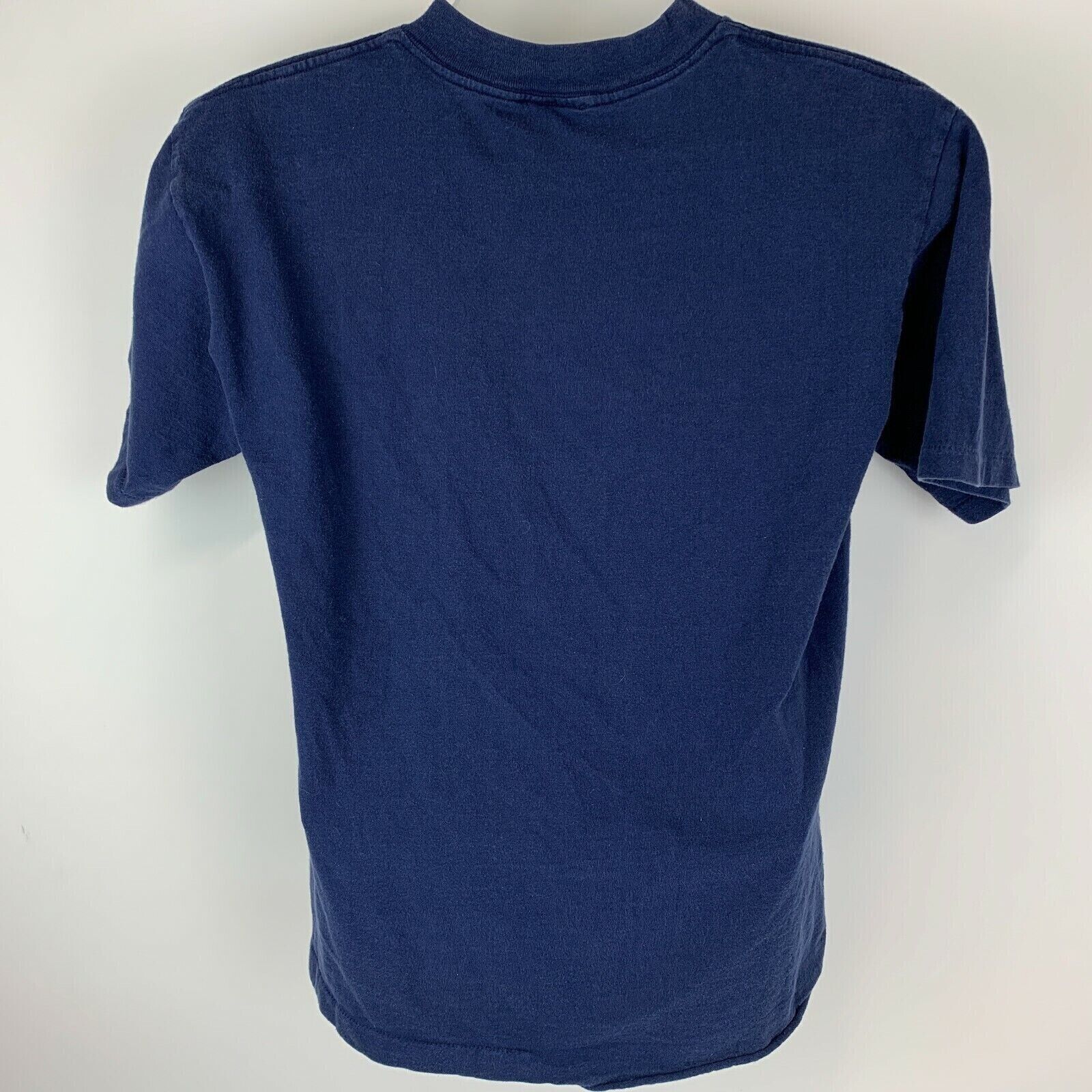 Vintage Vintage 90s Wright State University Raiders T Shirt Blue L Size US L / EU 52-54 / 3 - 3 Thumbnail