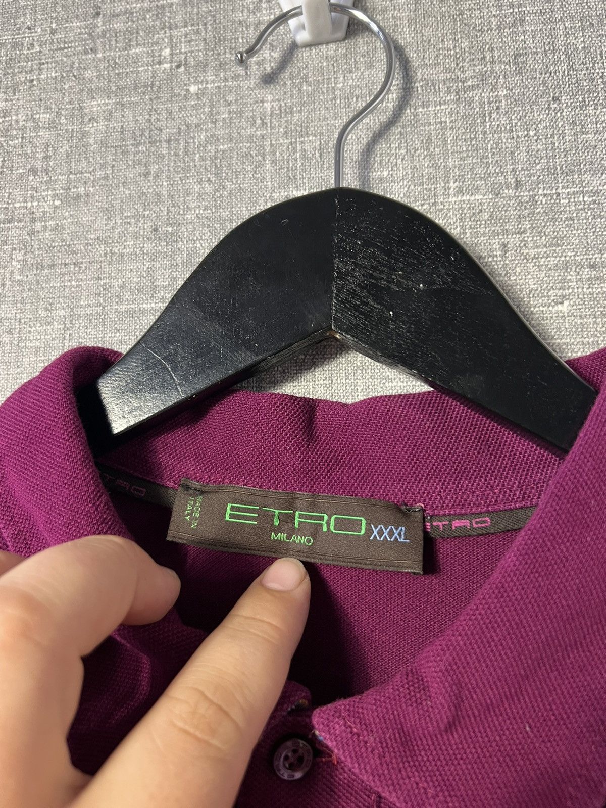 Etro Etro Milano Luxury Cotton Polo Long Sleeve Collared Tee Size US XL / EU 56 / 4 - 8 Thumbnail