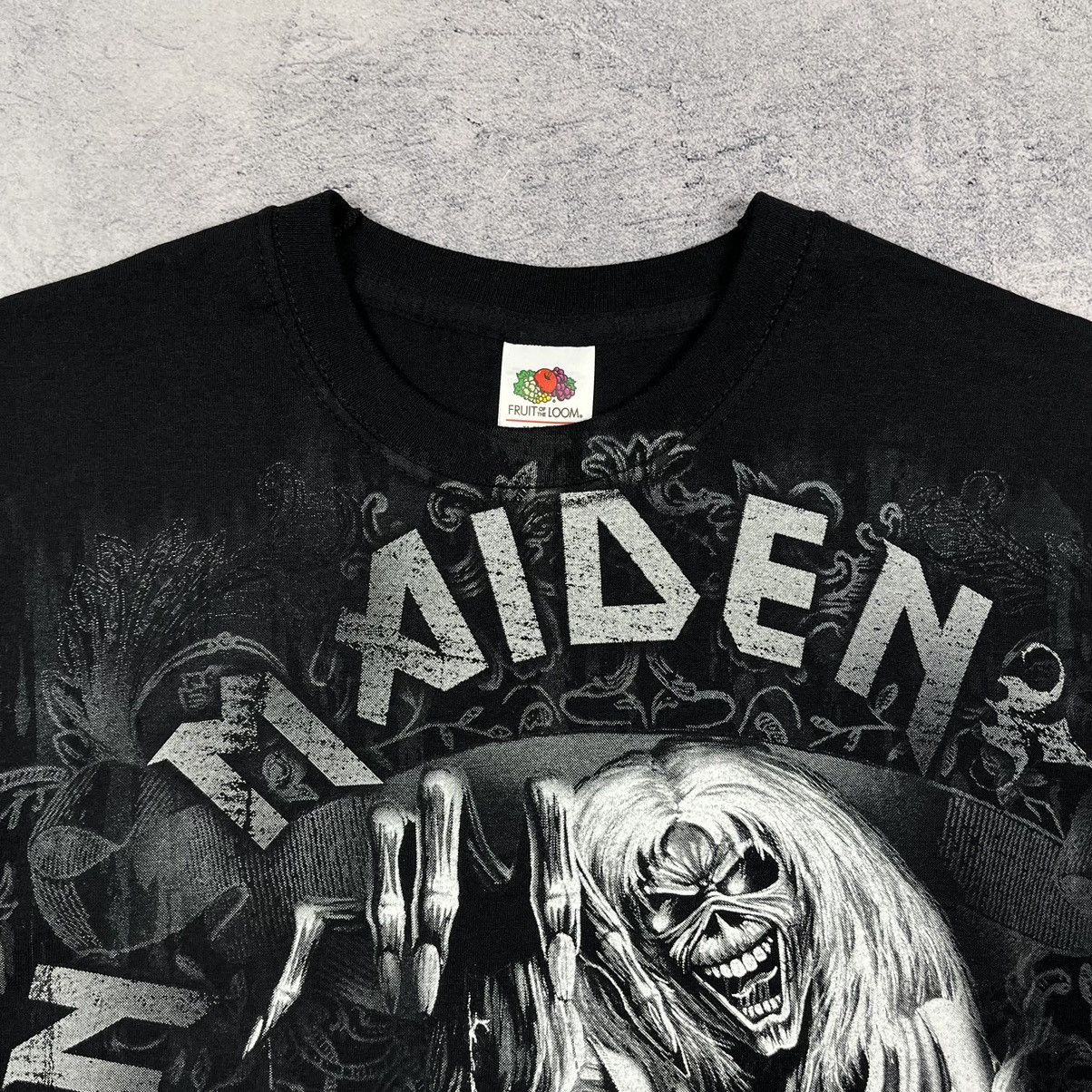 Band Tees Vintage Iron Maiden AOP rock band tee 90’s Size US S / EU 44-46 / 1 - 9 Thumbnail