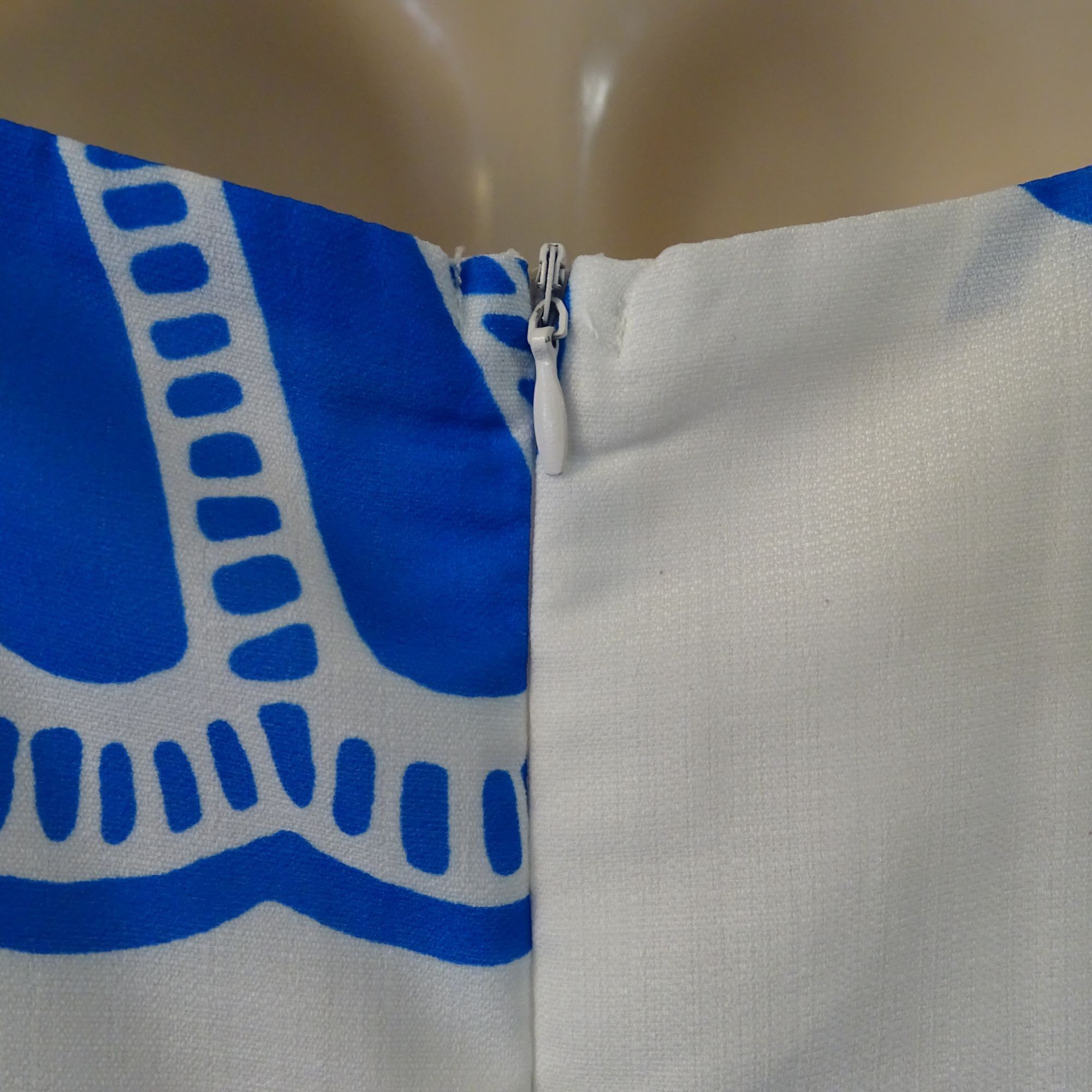 Other Blue White A-Line Sundress Maxi Dress Women Size S Pleated Size S / US 4 / IT 40 - 3 Thumbnail
