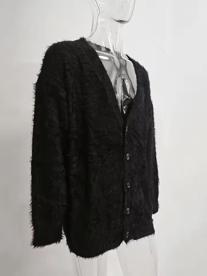 Japanese Brand Hirasawa x natsu Knit Cardigan Sweater Size US L / EU 52-54 / 3 - 3 Thumbnail