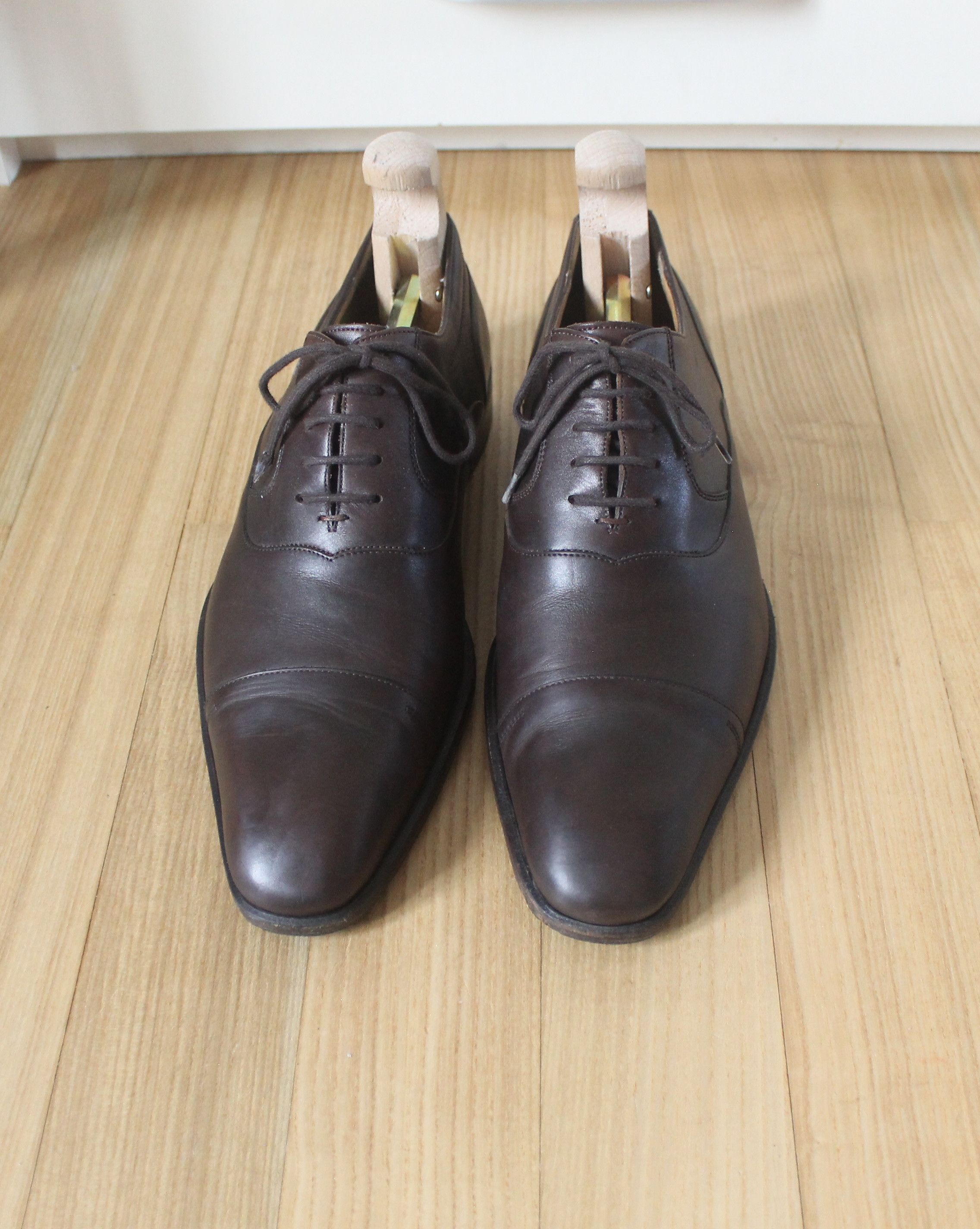 Gucci Gucci Lace Up Oxfords Leather Shoes Size US 9 / EU 42 - 3 Thumbnail
