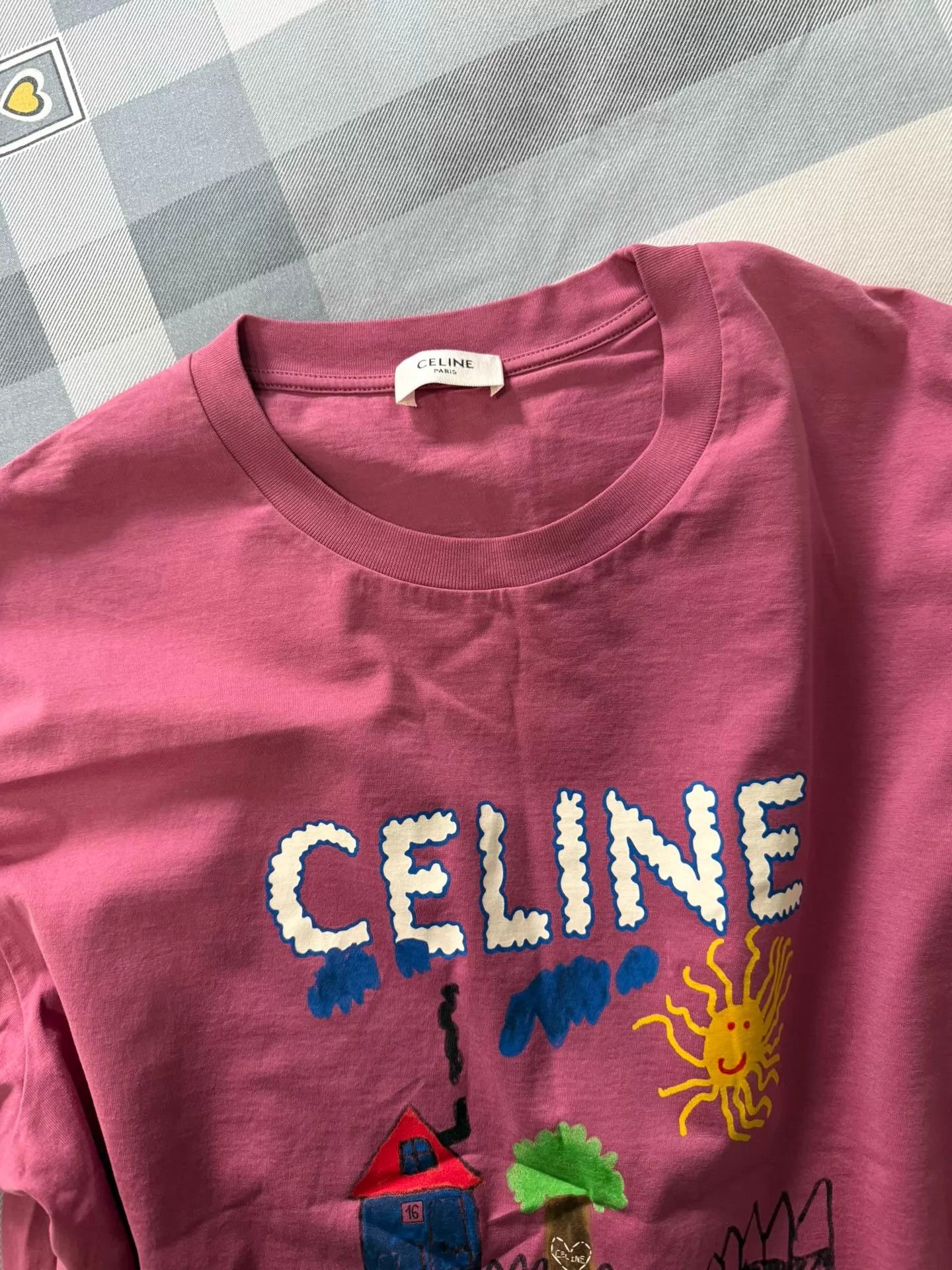 Celine Celine New Graffiti Tee Worn Once Like New Authentic Size S / US 4 / IT 40 - 2 Thumbnail