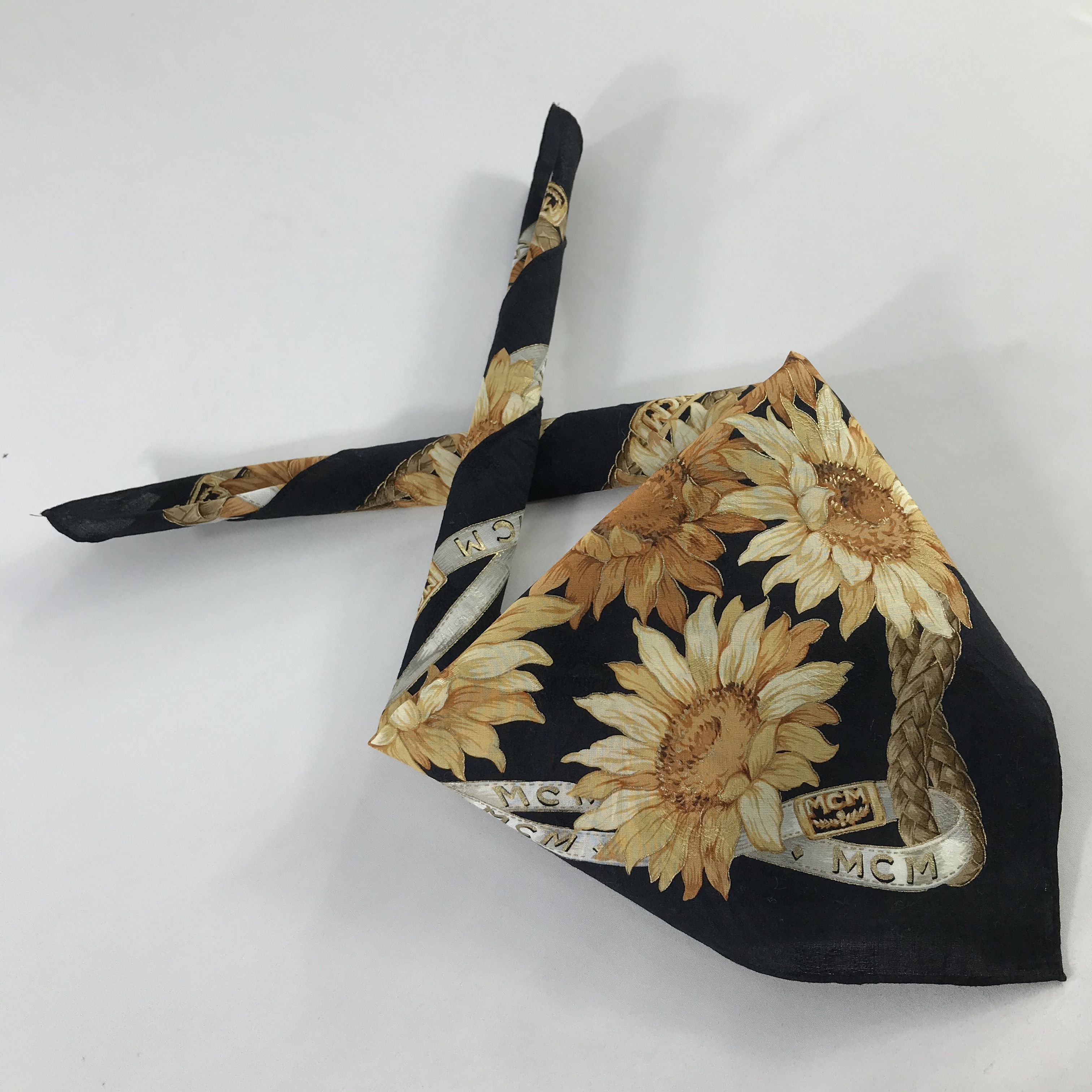MCM × Vintage MCM Bandana / Handkerchief / Neckerchief - S519 Size ONE SIZE - 4 Thumbnail