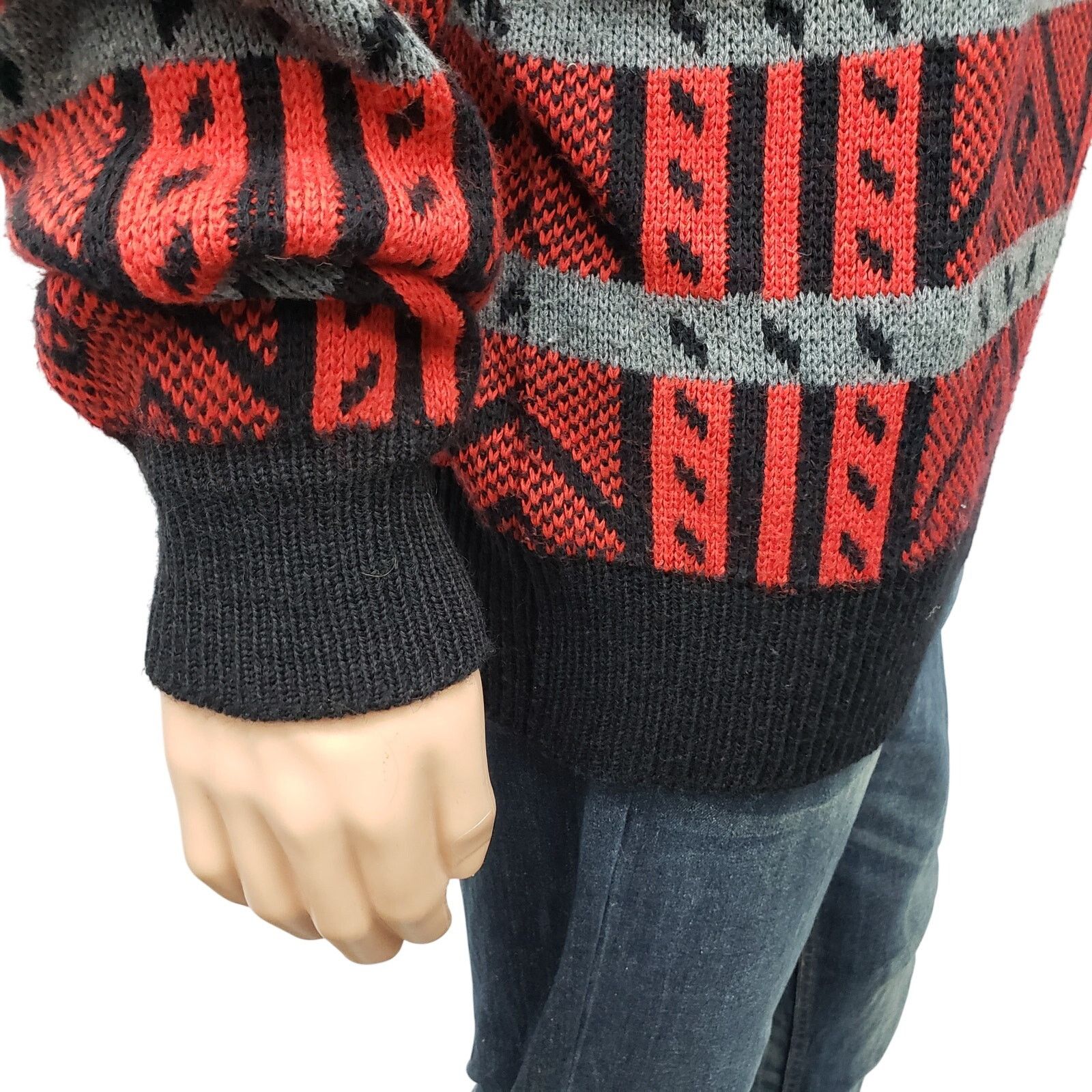 Vintage Made in USA 80s Sweater Lido Sports Wool Blend V-Neck XL Size US XL / EU 56 / 4 - 8 Thumbnail
