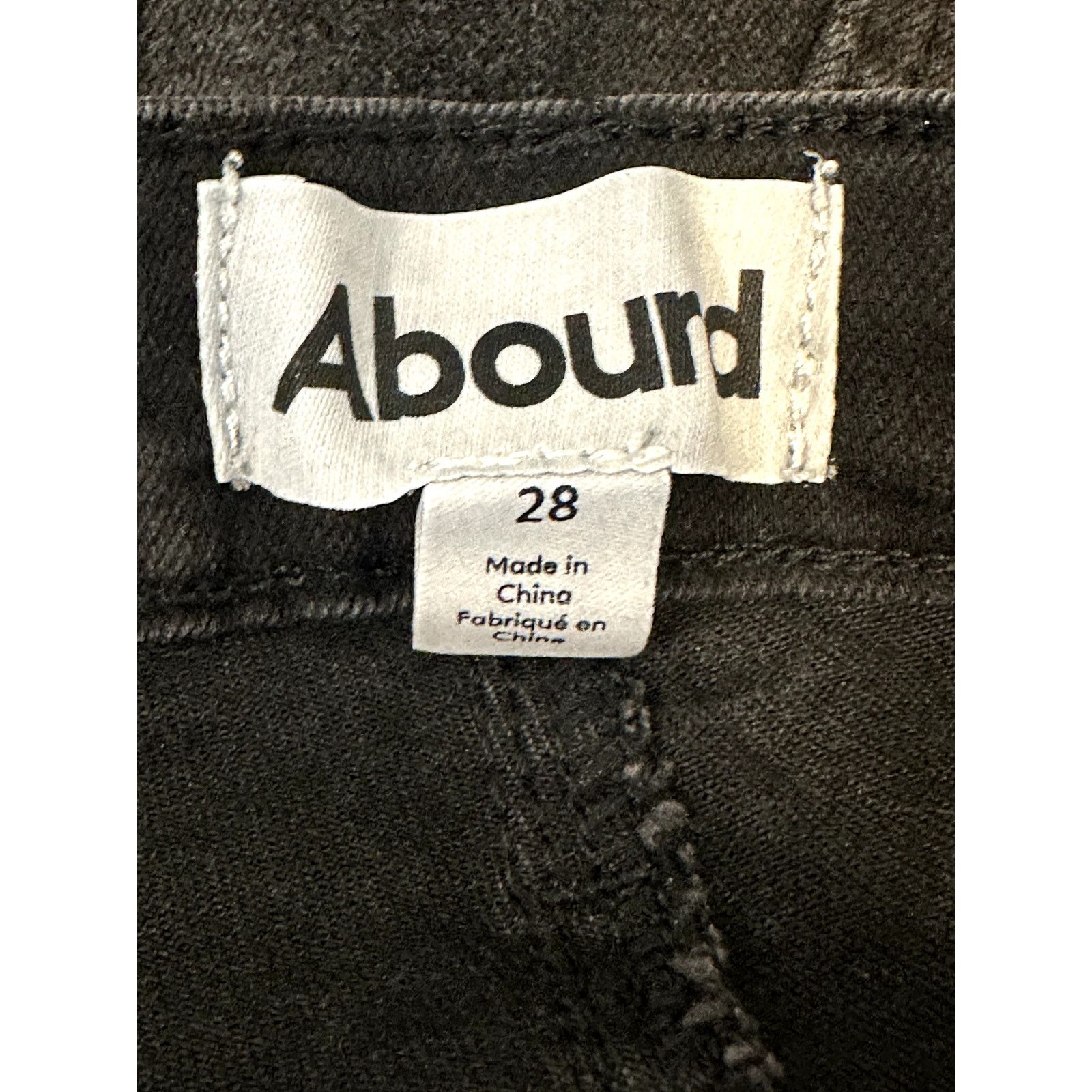 Other Abound Women's Black Destress High Rise Skinny Jeans 28 NWT Size 28" / US 6 / IT 42 - 7 Thumbnail