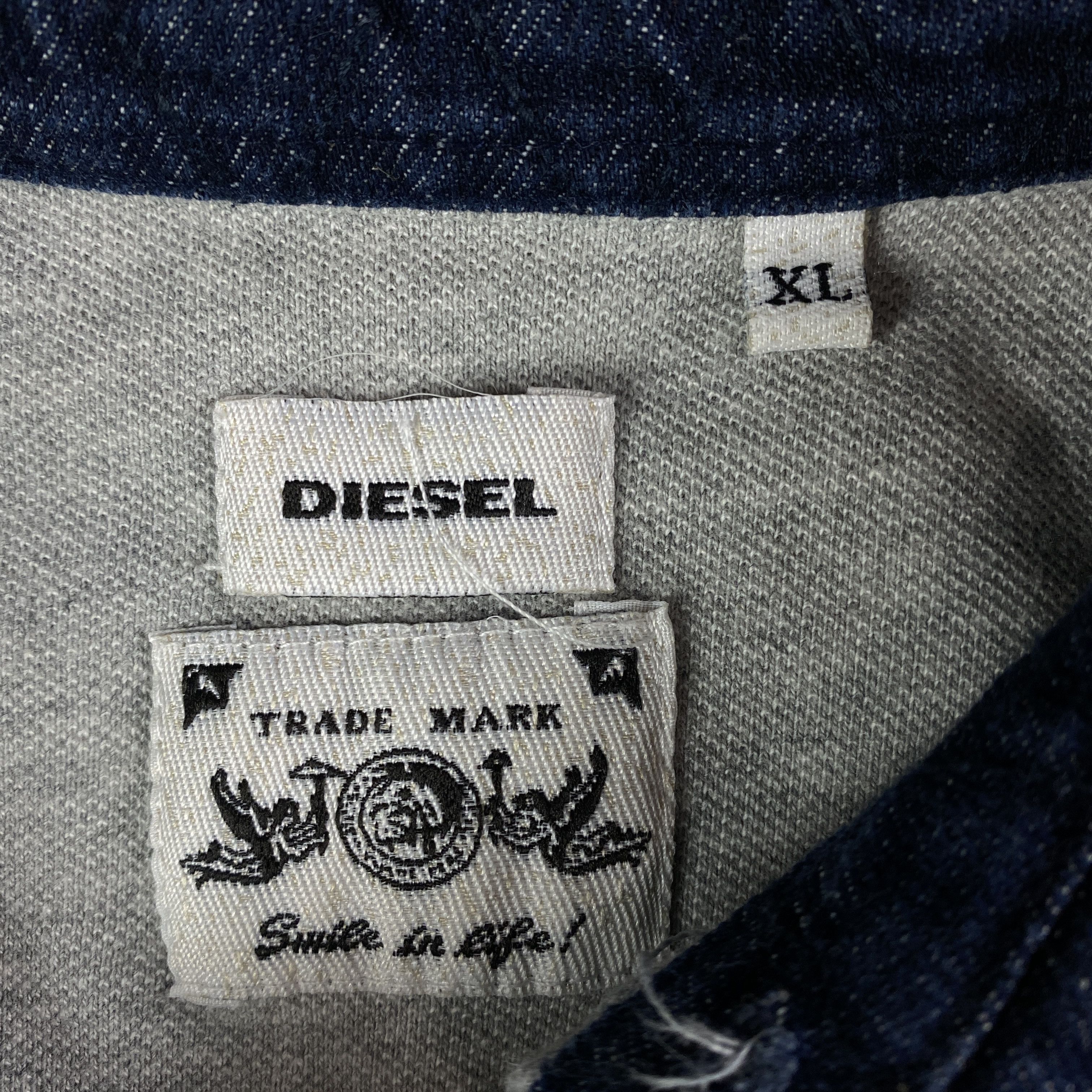Diesel Men’s Polo T-Shirt Diesel Size XL Gray Size US XL / EU 56 / 4 - 4 Thumbnail