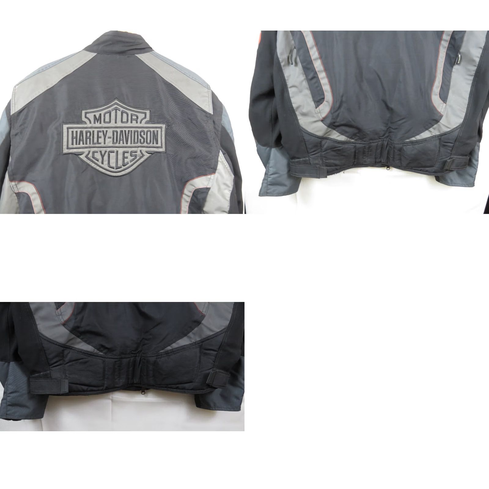 Harley Davidson HARLEY-DAVIDSON MENS JACKET 2XL Triple Vent System Padded Waterproof Nylon Black Riding Gear Motocycle Beers Eagle Size US XXL / EU 58 / 5 - 8 Thumbnail