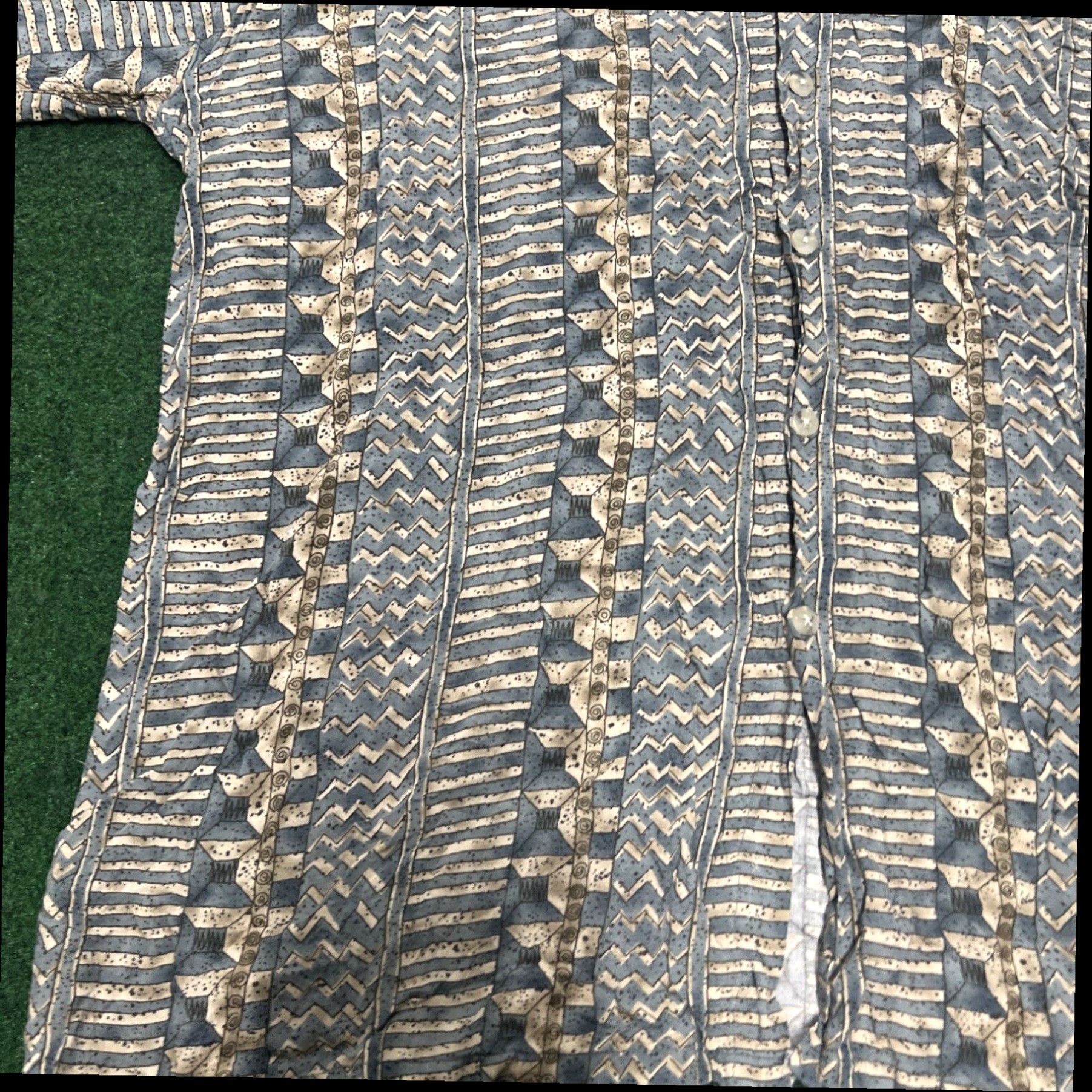 Vintage Campia Moda Hawaiian Button Up Down Shirt 100% Rayon Size L Beach Outdoors Summe Size US L / EU 52-54 / 3 - 2 Thumbnail