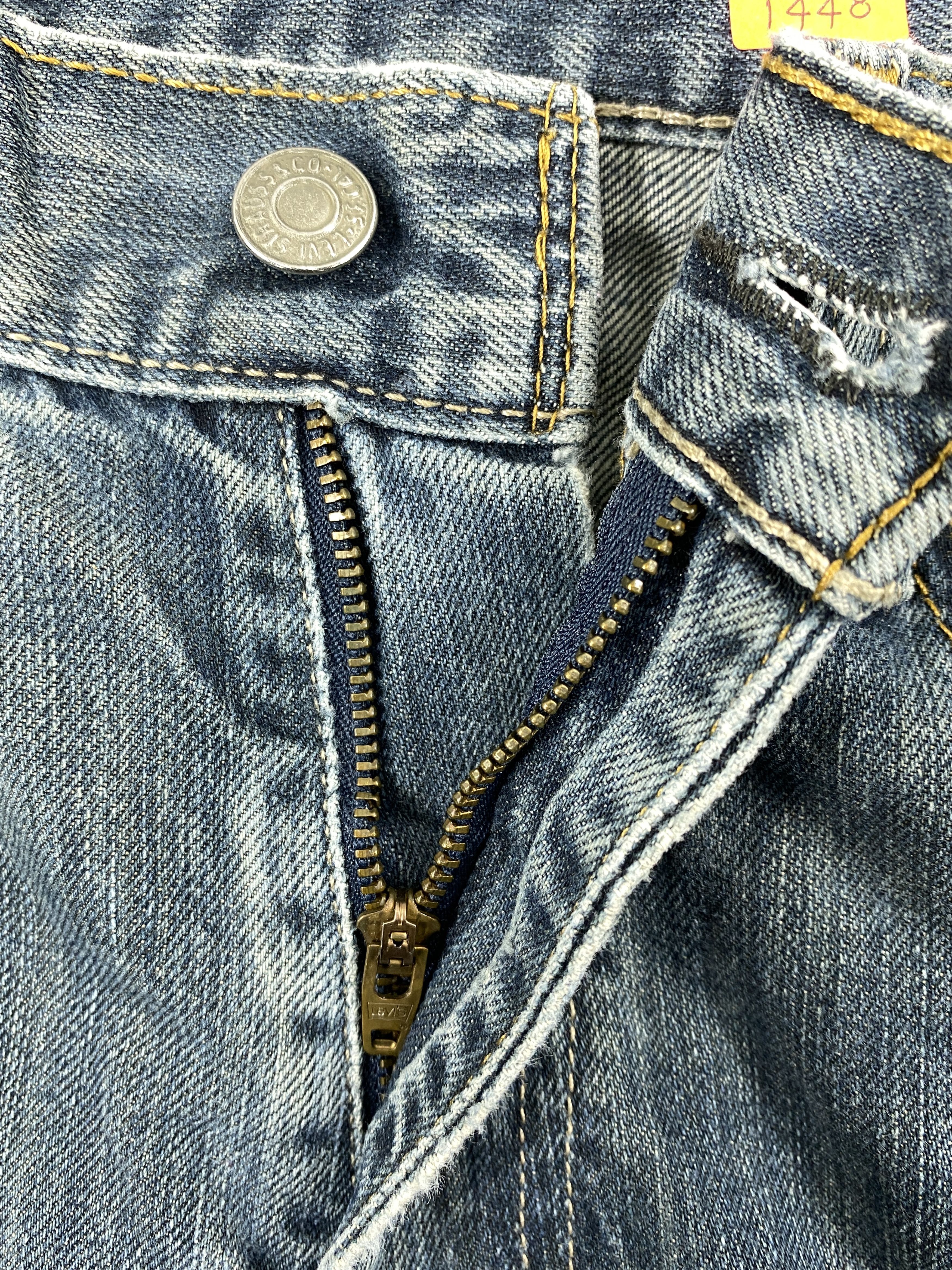 Levi's Faded Blue Vintage Levi's 505 Jeans 32x33.5 Denim JN1448 Size US 32 / EU 48 - 6 Thumbnail