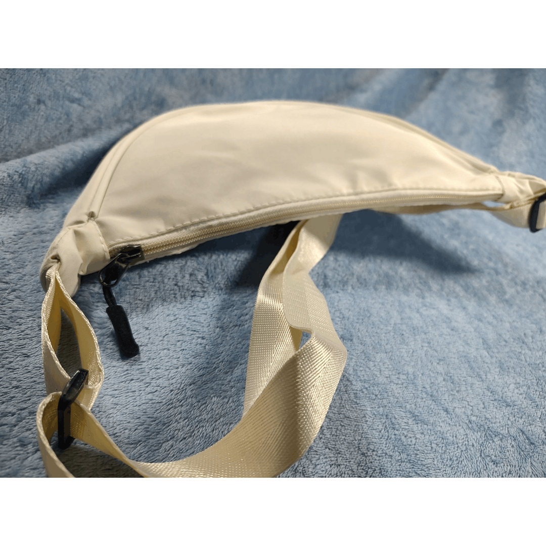 Japanese Brand Large Capacity Crossbody Half Moon Waterproof Bag Size ONE SIZE - 5 Thumbnail