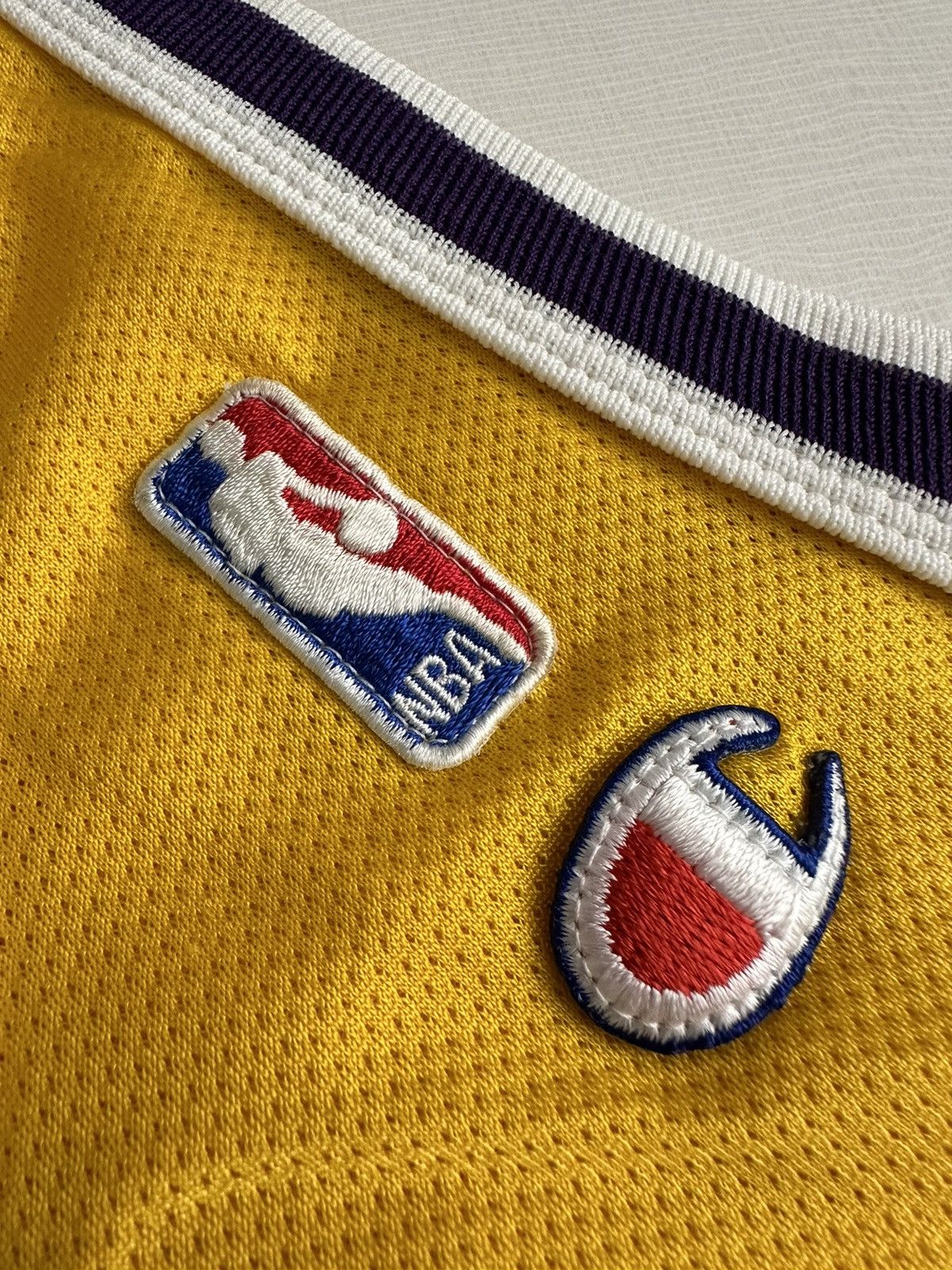 Champion × NBA × Vintage Rare Eddie Jones Vintage 90s Lakers Champion Jersey #25 Size US L / EU 52-54 / 3 - 9 Thumbnail