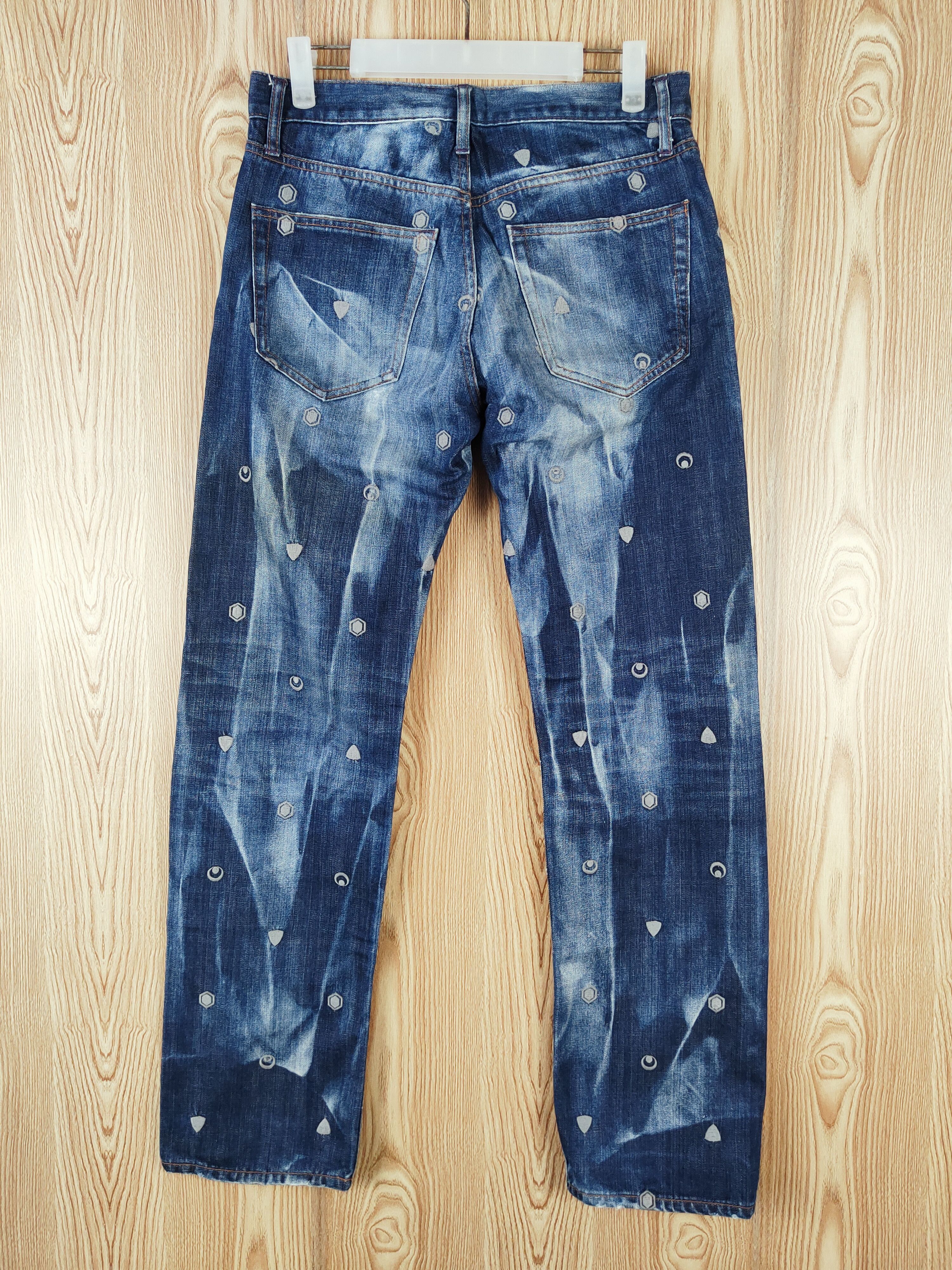 Takeo Kikuchi TK Mixpice Dark Blue Distressed Ripped Jeans #W343 Size US 30 / EU 46 - 8 Thumbnail