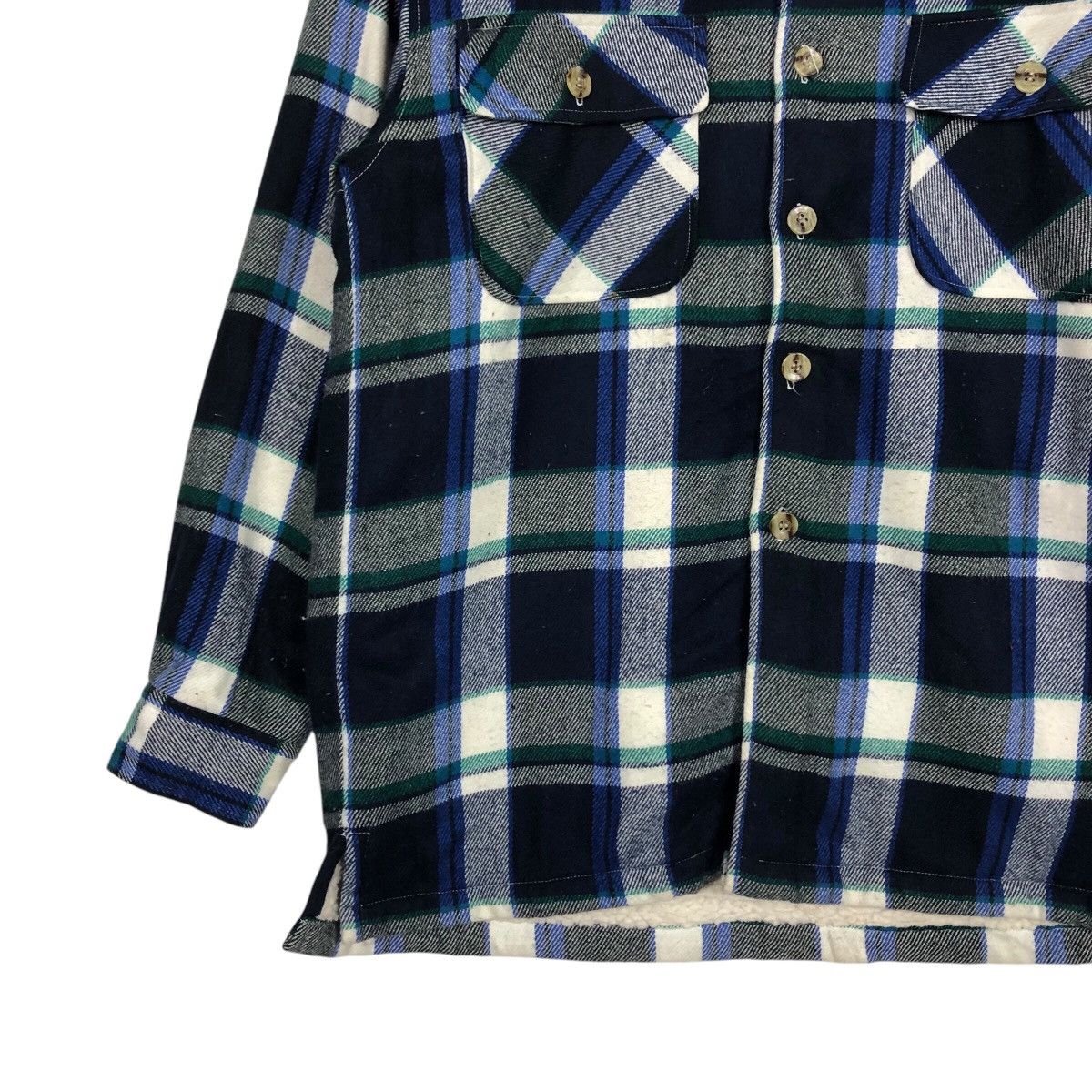 Japanese Brand × Vintage 📌Vintage Chore Tartan Blanket Sophisticated Issey Miyake Size US L / EU 52-54 / 3 - 5 Thumbnail