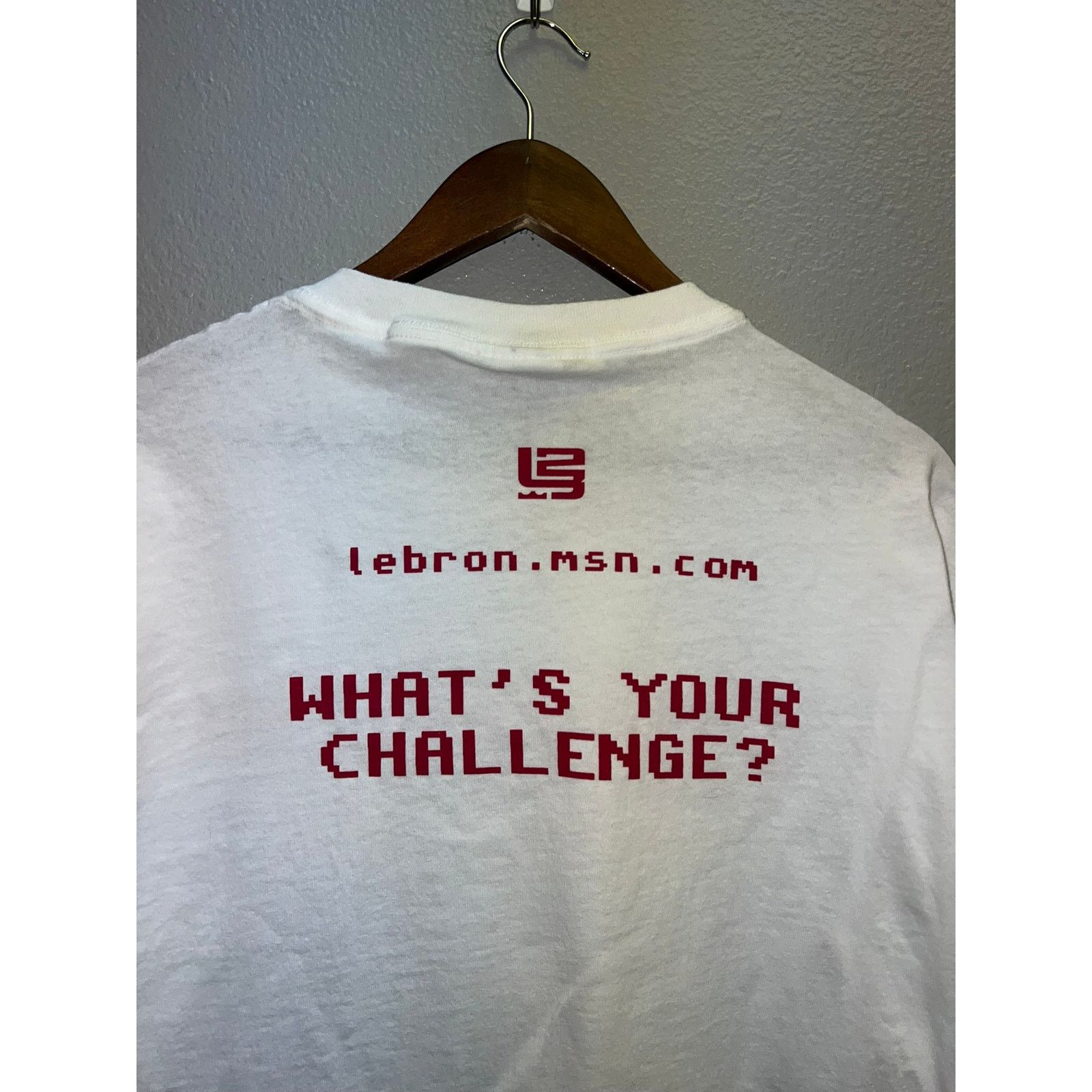 Gildan Vintage Lebron James Shirt MSN . COM Promo I Witness Tee XL Size US XL / EU 56 / 4 - 6 Thumbnail