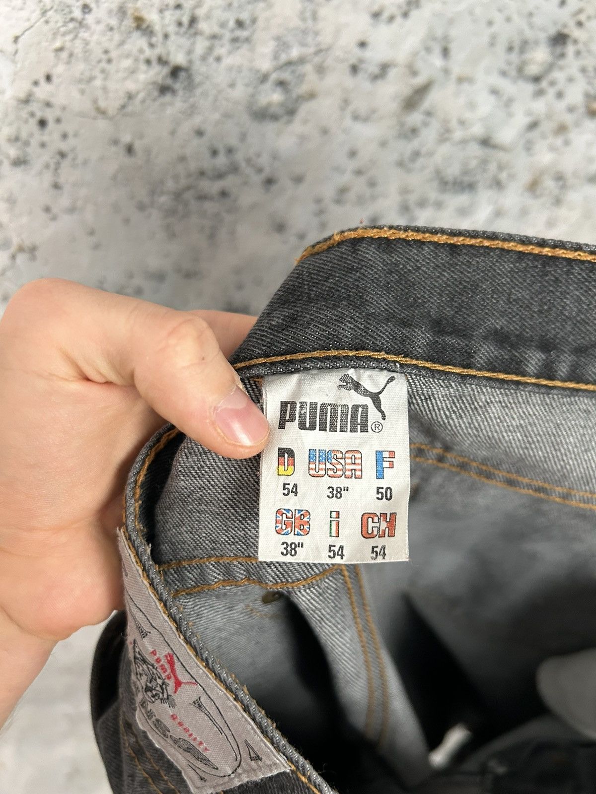 Puma Puma Vintage Baggy Denim Pants 90s Rap Streetwear Rare Size US 38 / EU 54 - 8 Thumbnail