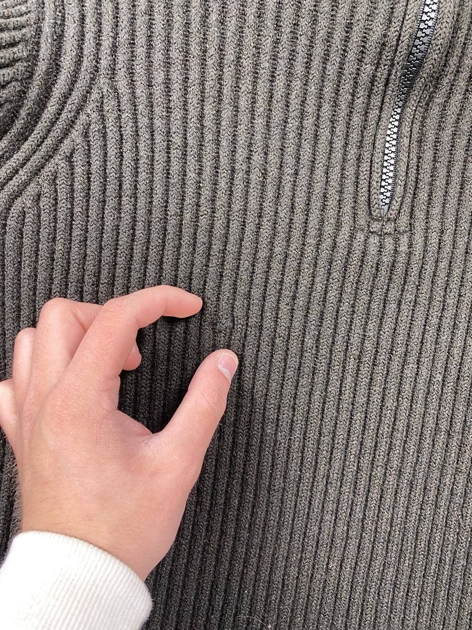 Stone Island Vintage Stone Island 1/4 Zip Knit Ribbed Sweater Men Size S Size US S / EU 44-46 / 1 - 2 Thumbnail